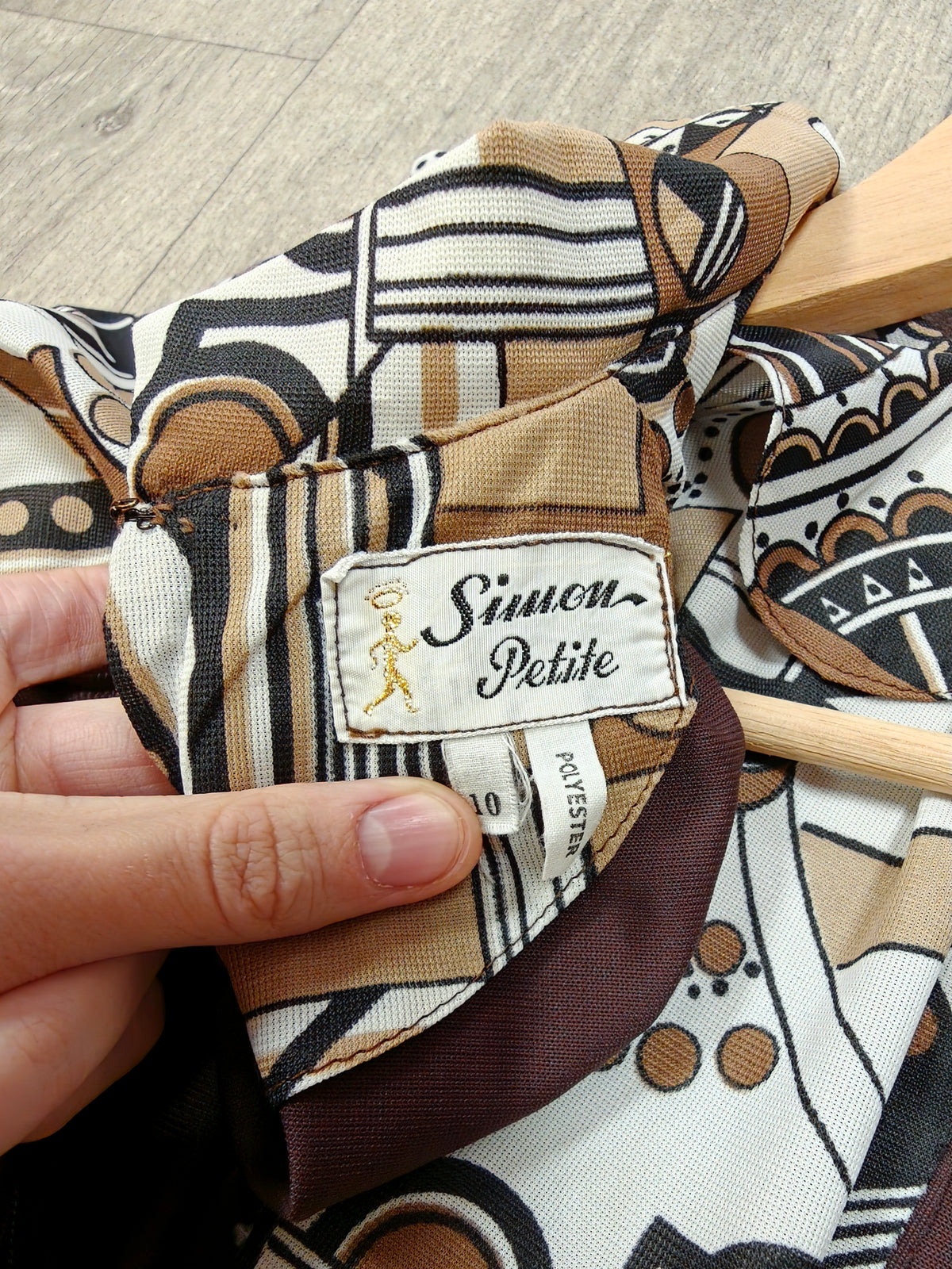 60s/70s Simon Petite playsuit - XS