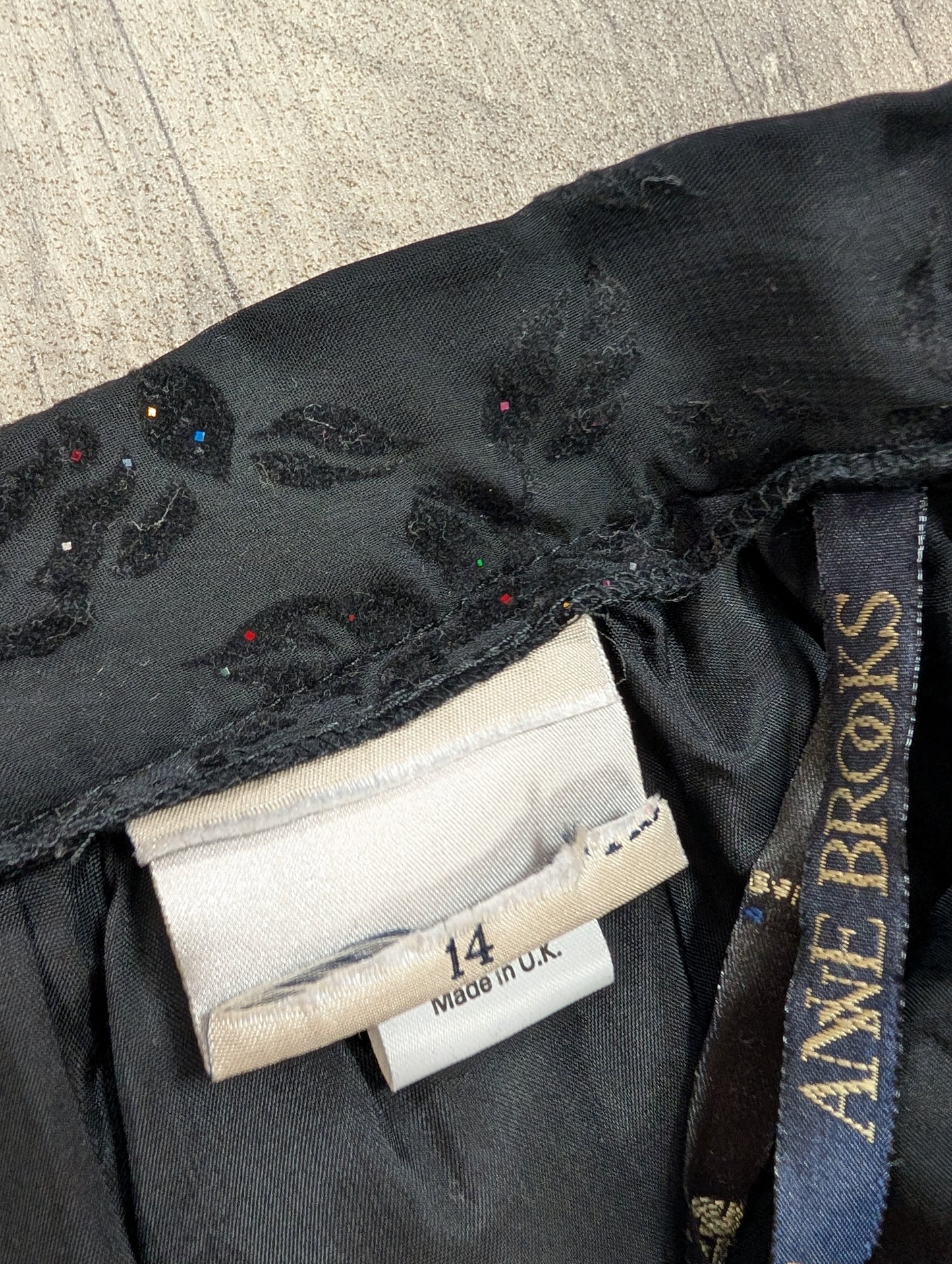 1980s Anne Brooks sparkly skirt - 28" waist