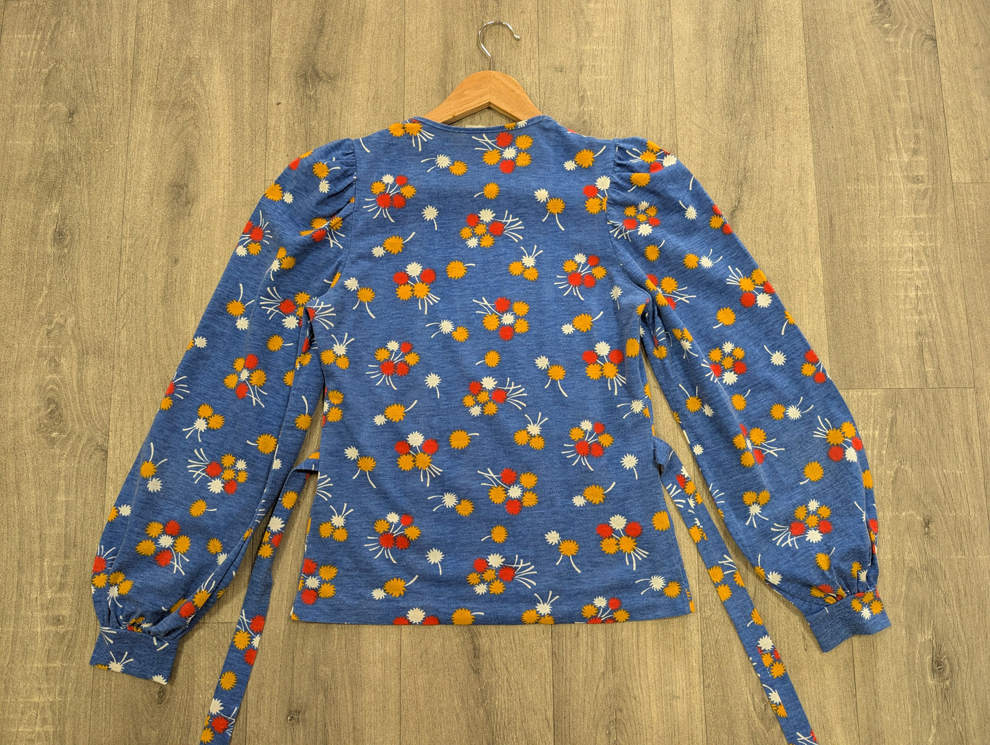 1970s Swedish Design tie waist top - XS/S
