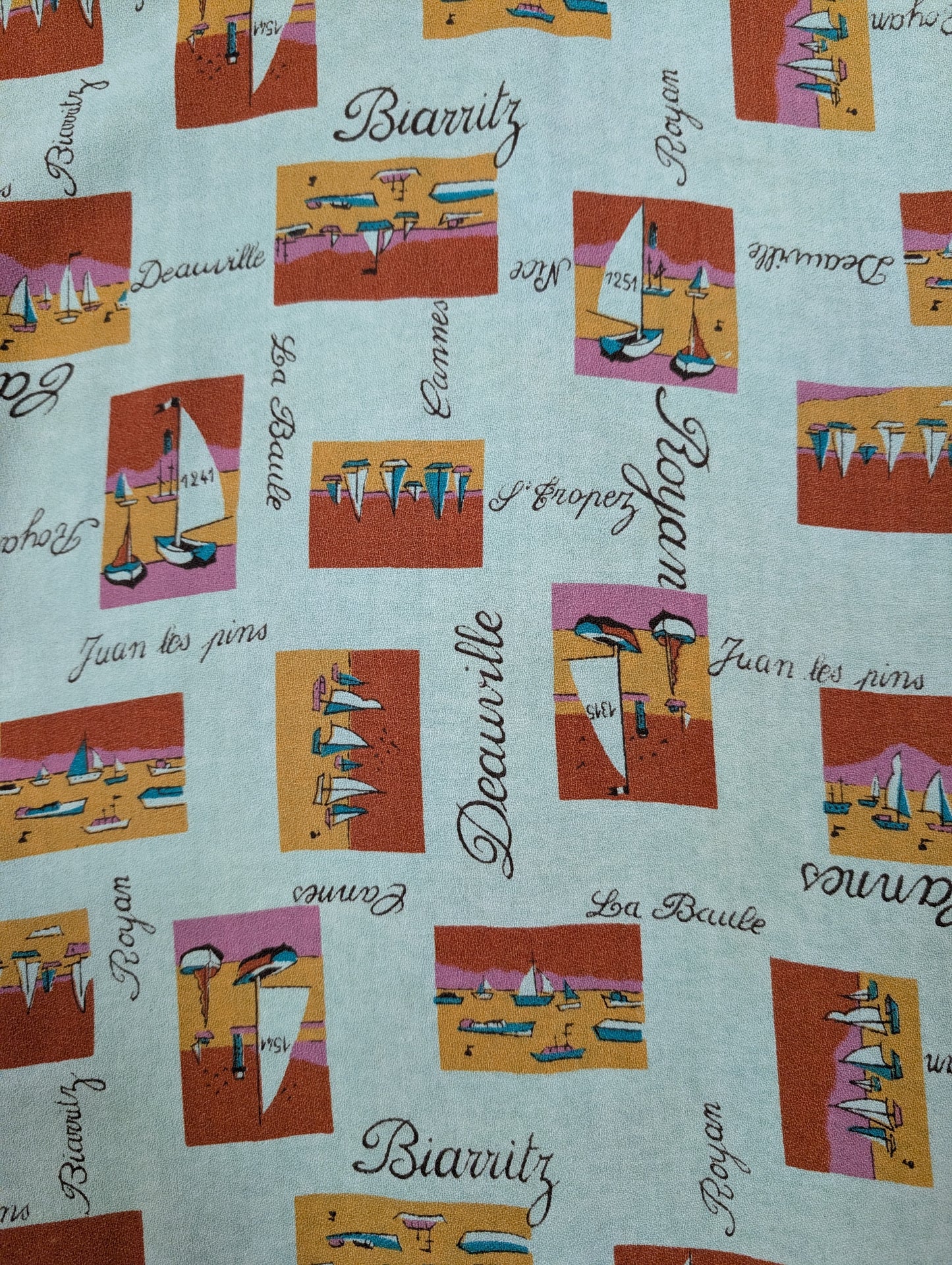 1970s novelty print shirt - S/M