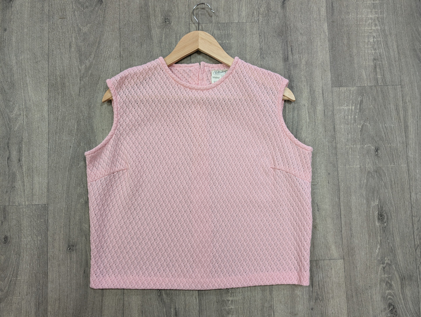 1960s St Michael pink top - M/L/14/16