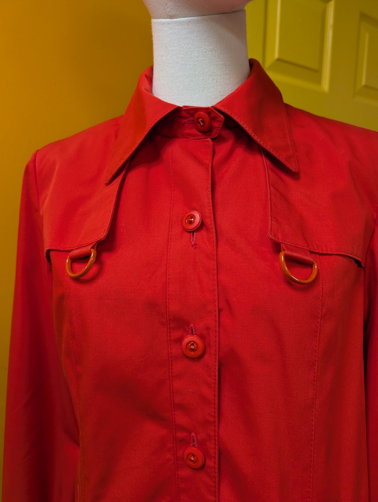 1970s Miss Dannimac red coat - S