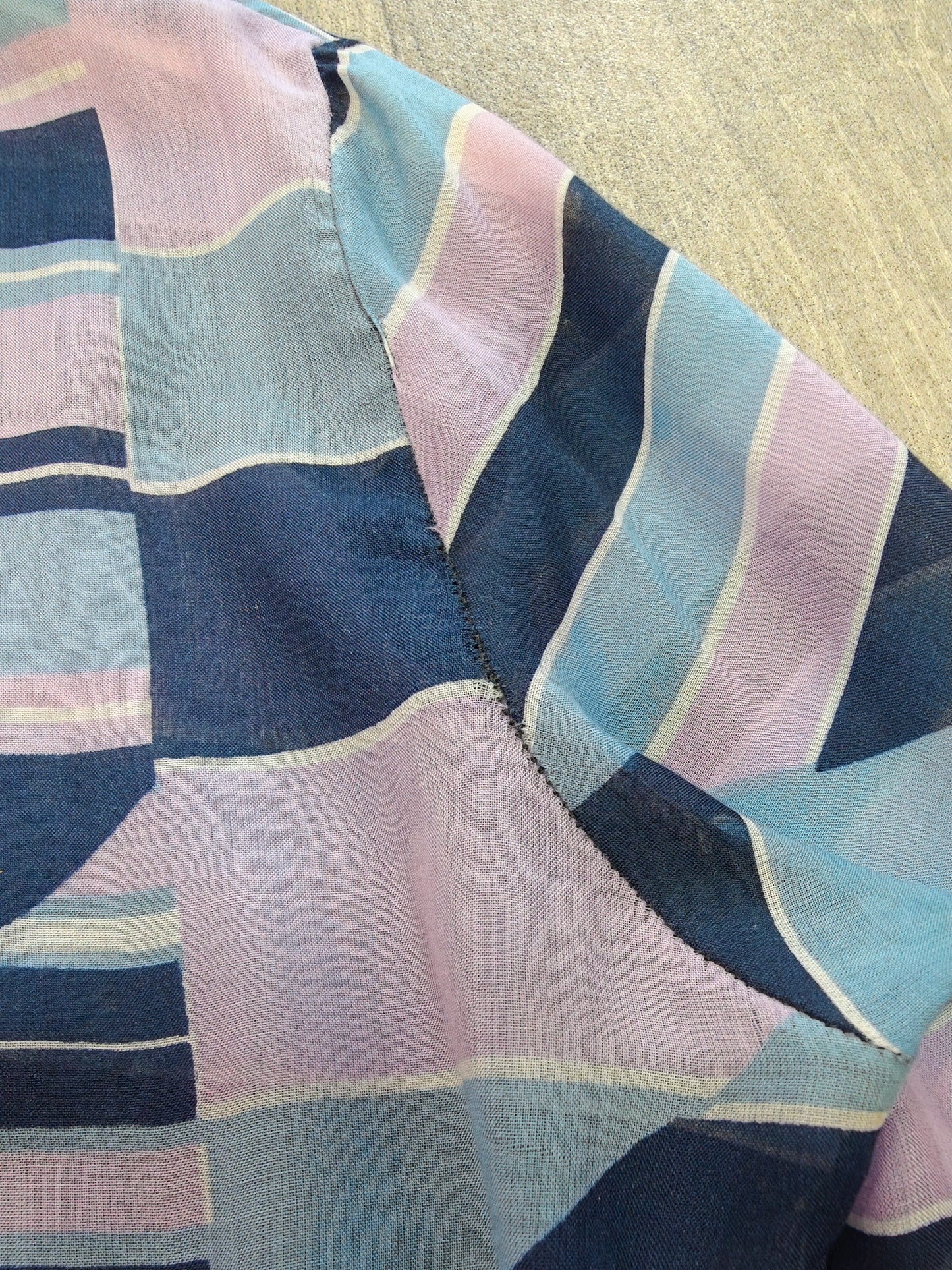 1970s Mark Roberts balloon sleeve shirt - S/M