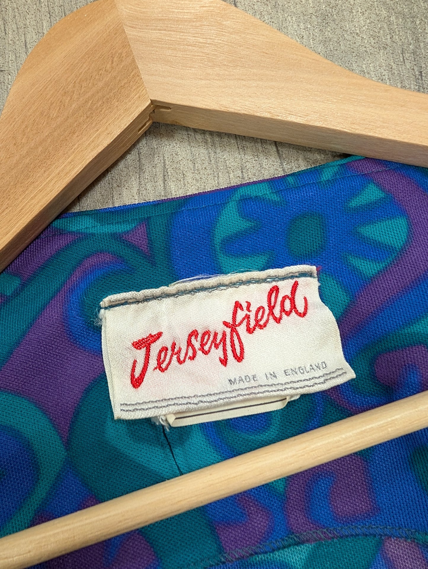 1960s Jerseyfield dress - S/10