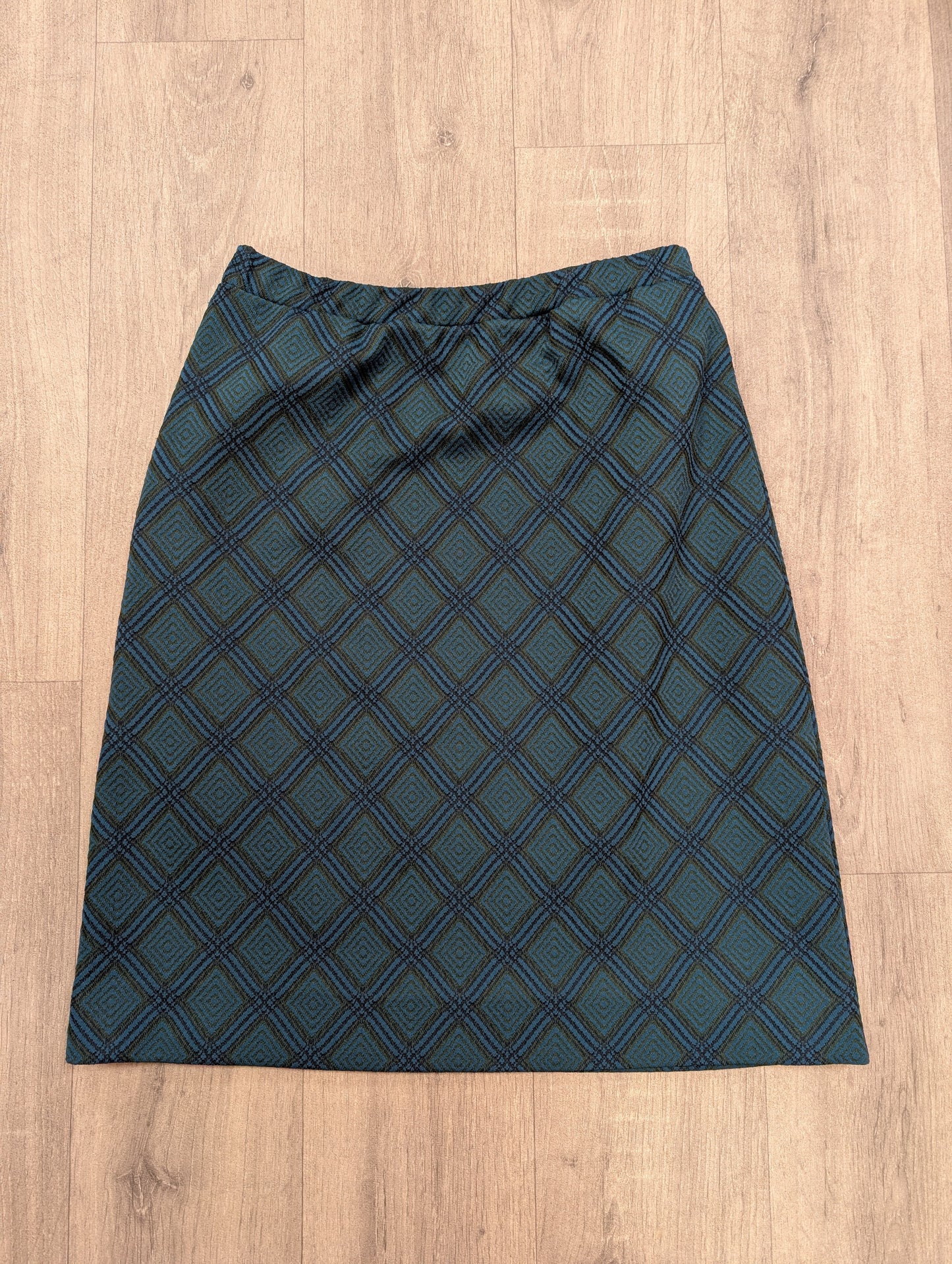 1960s Heathnit crimplene skirt suit - M/12