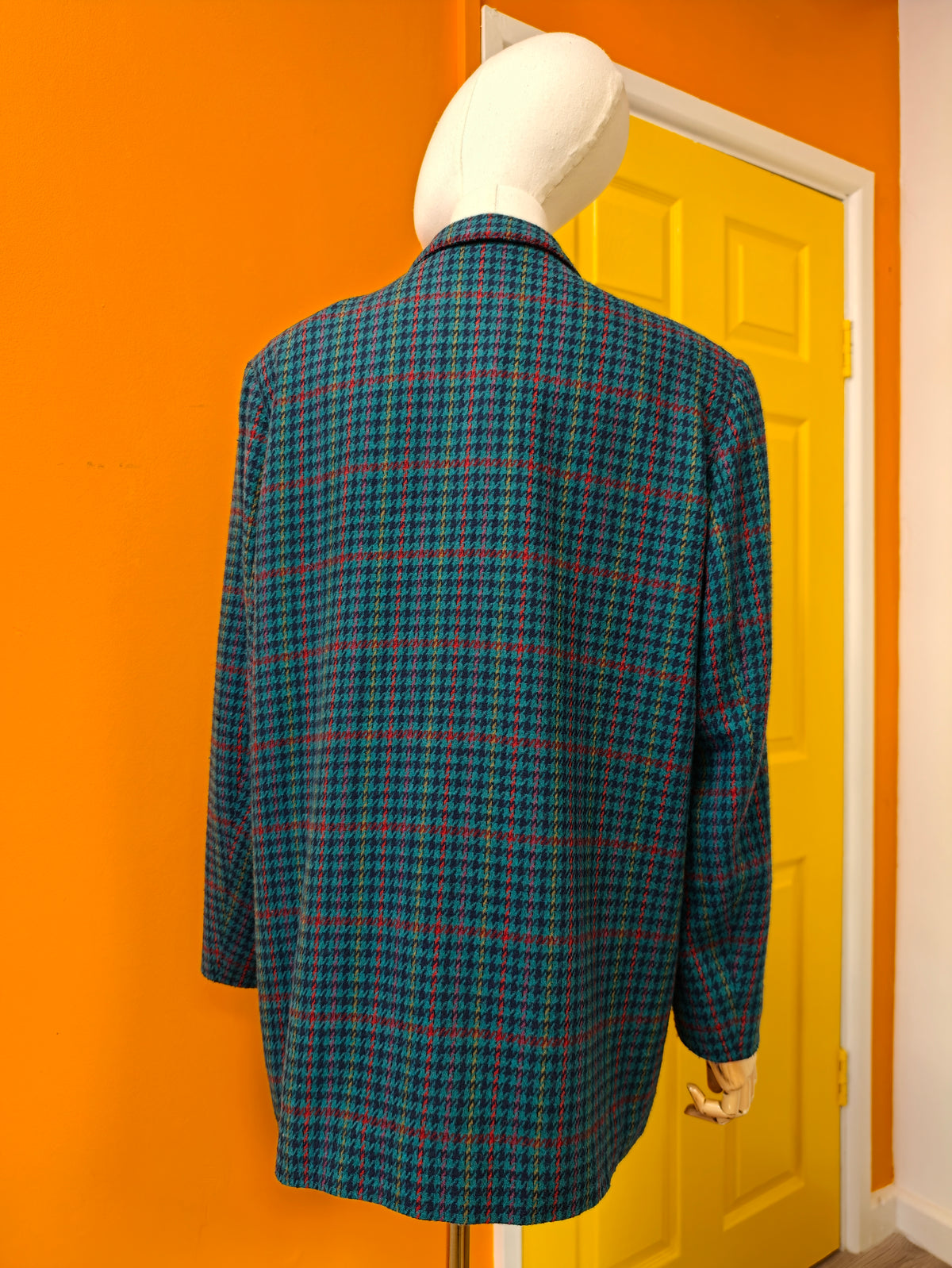 1980s Cotura check jacket - M