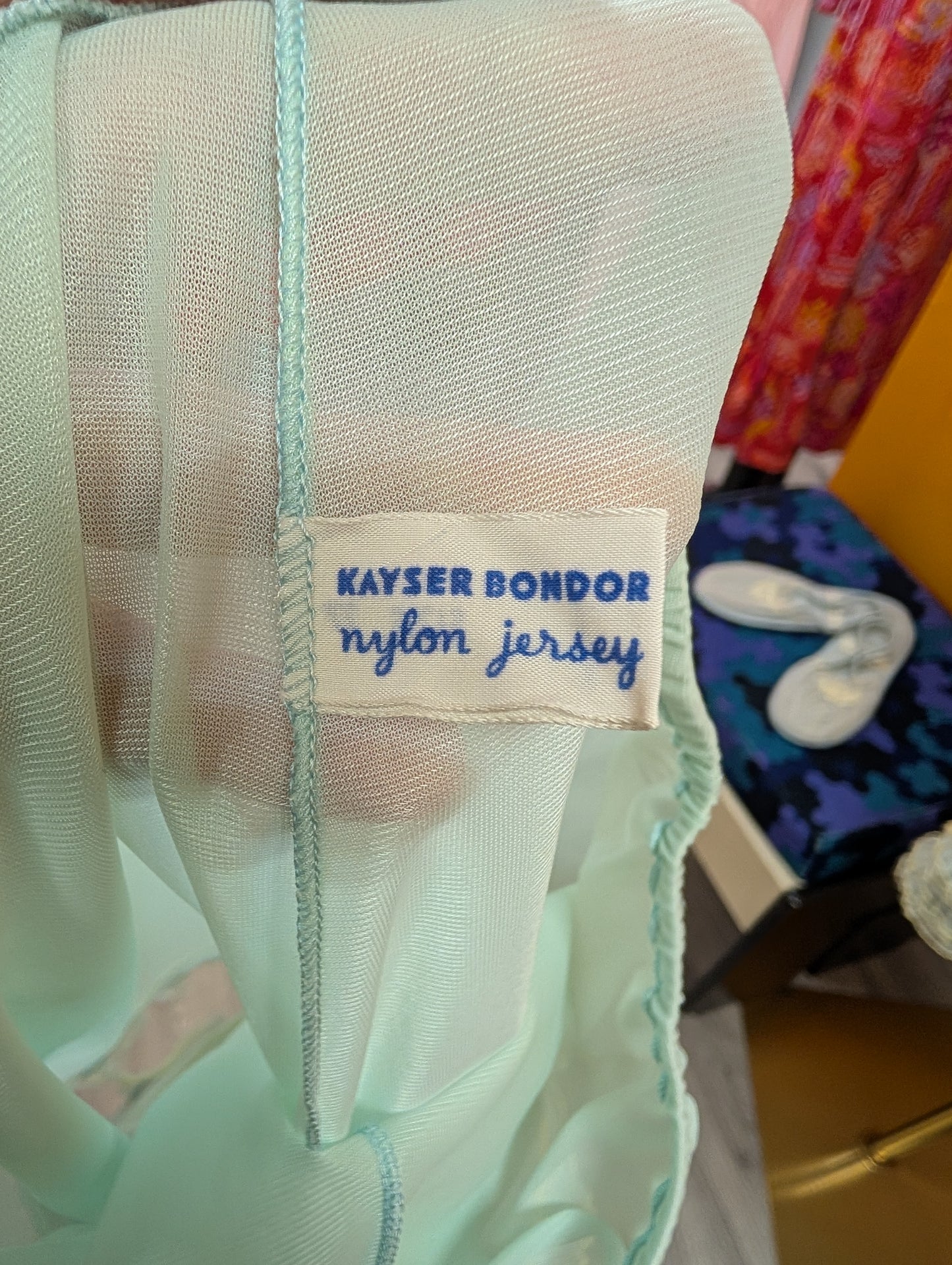 1960s Kayser Bondor nylon jersey nightdress & matching pants - XS/S