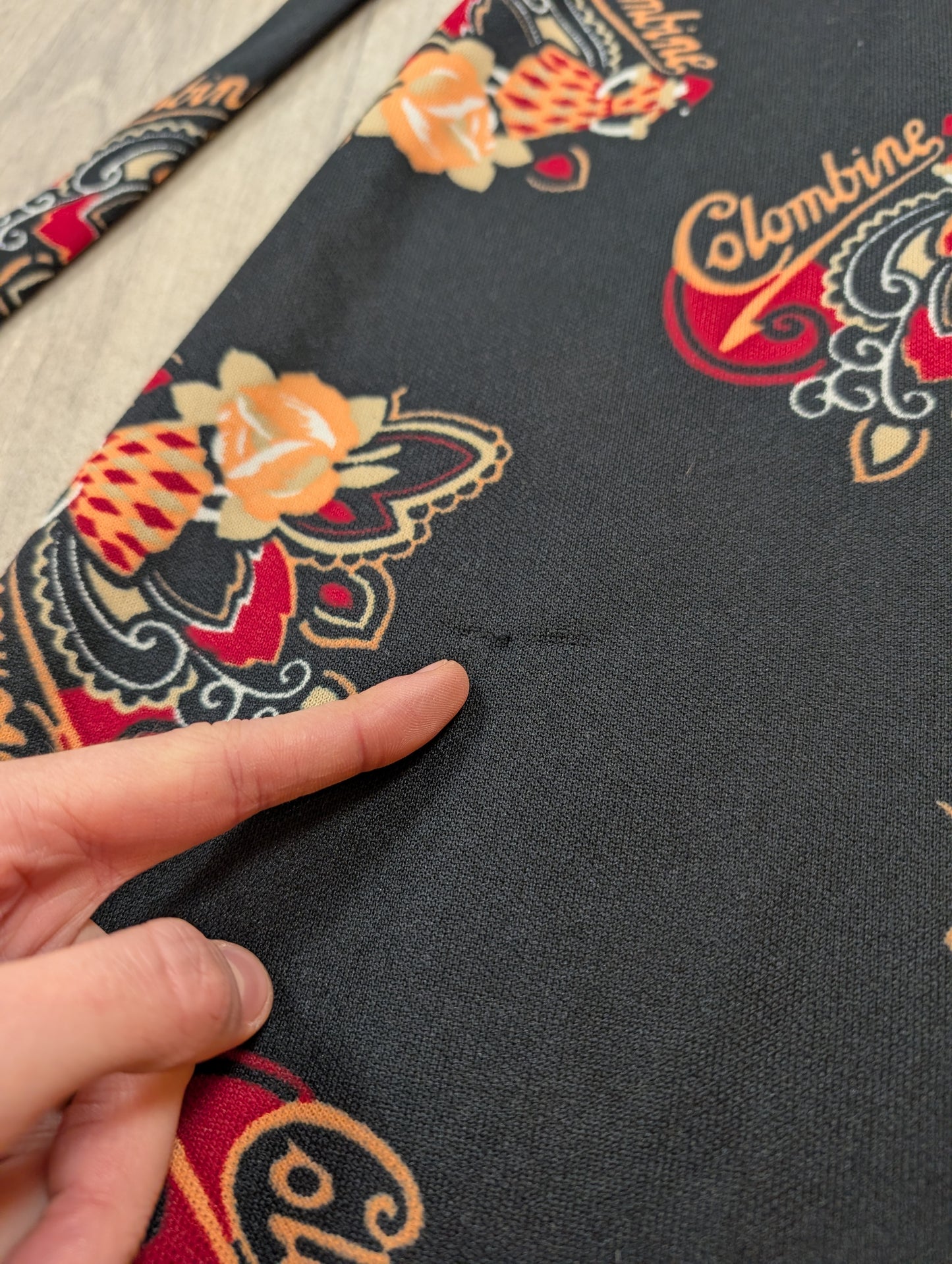 1970s Columbine novelty print maxi dress - S/8/10