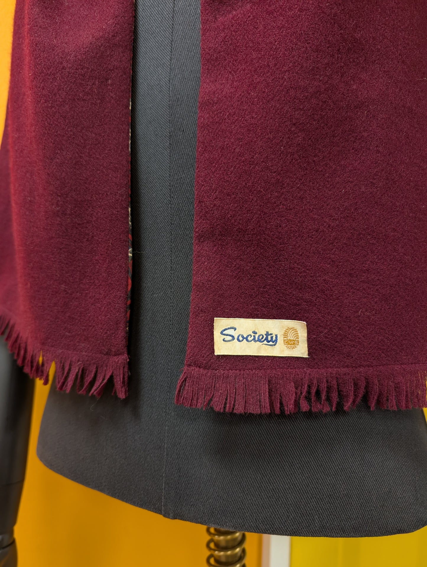 1970s Society men's scarf