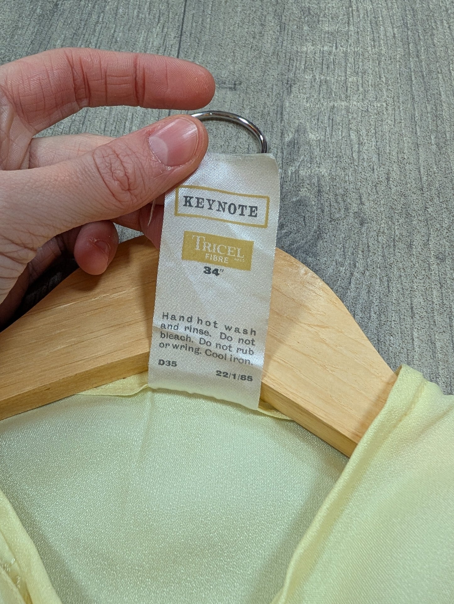 1960s Keynote yellow blouse - M