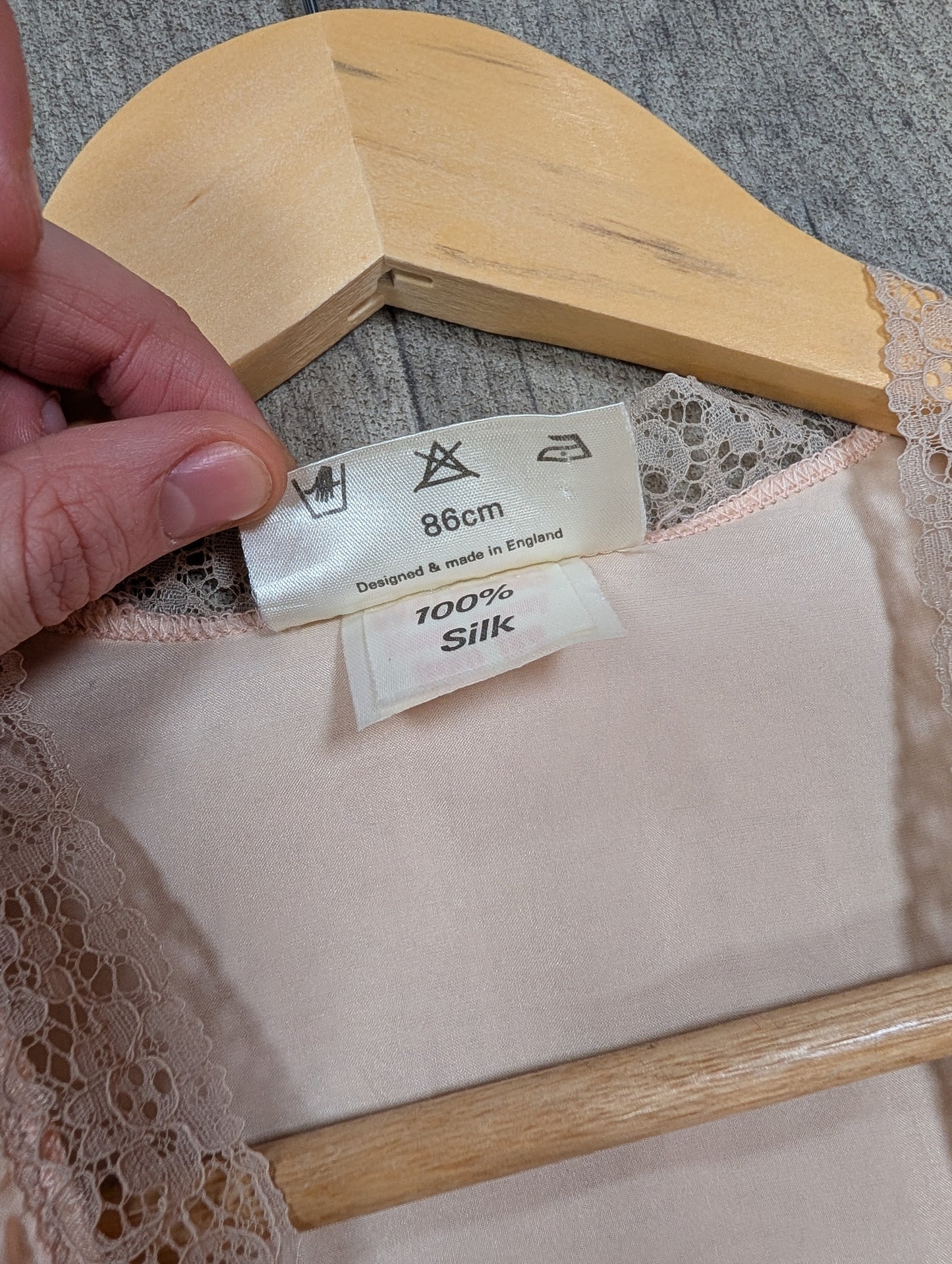 Gorgeous 70s/80s Janet Reger silk peignoir