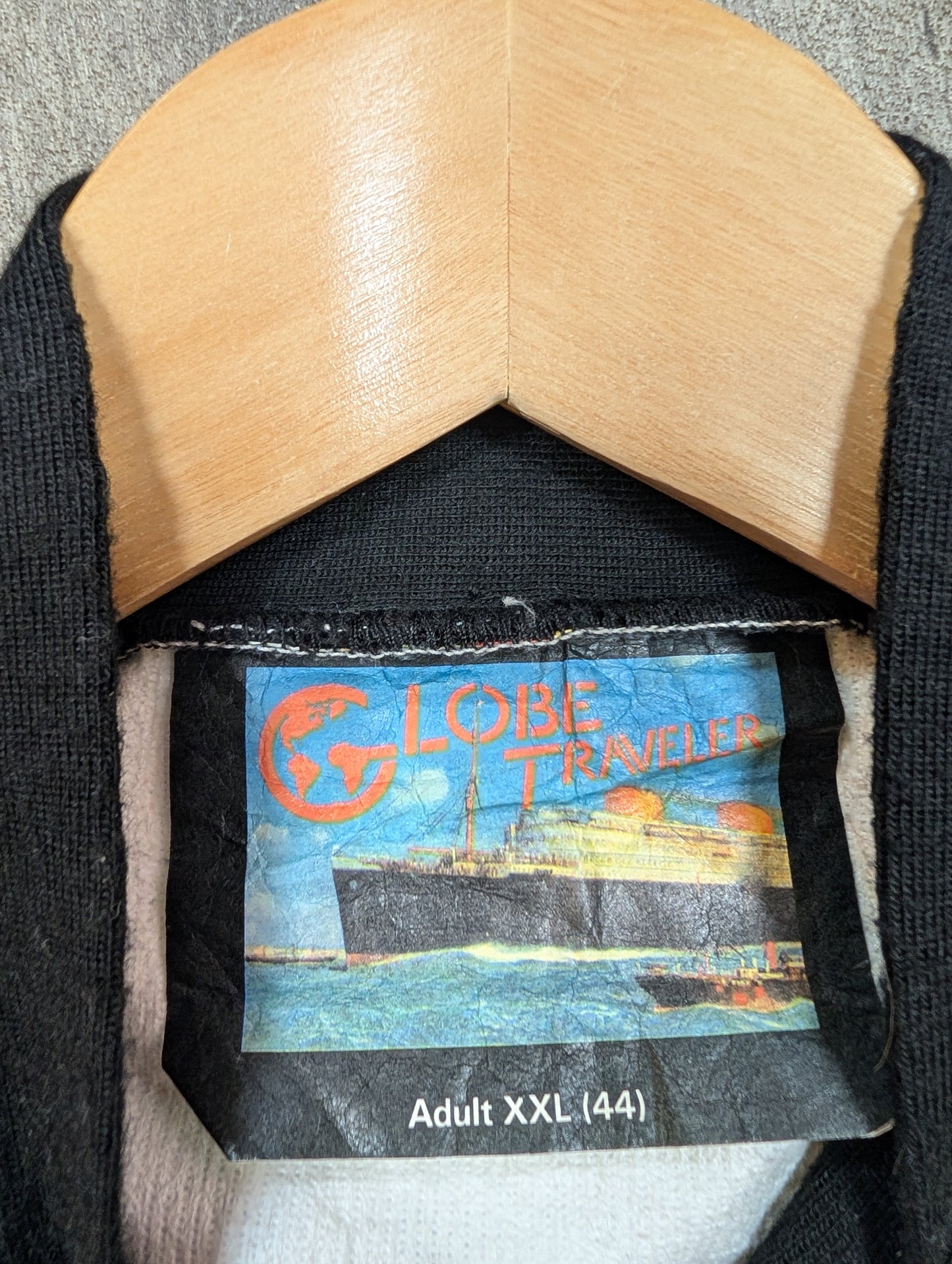 80s/90s Globe Traveller novelty print Tyvek jacket