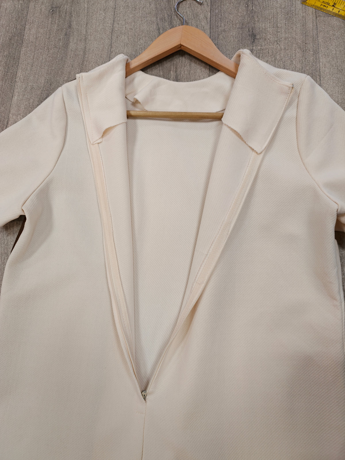 1960s colour block crimplene dress - M/L/14/16