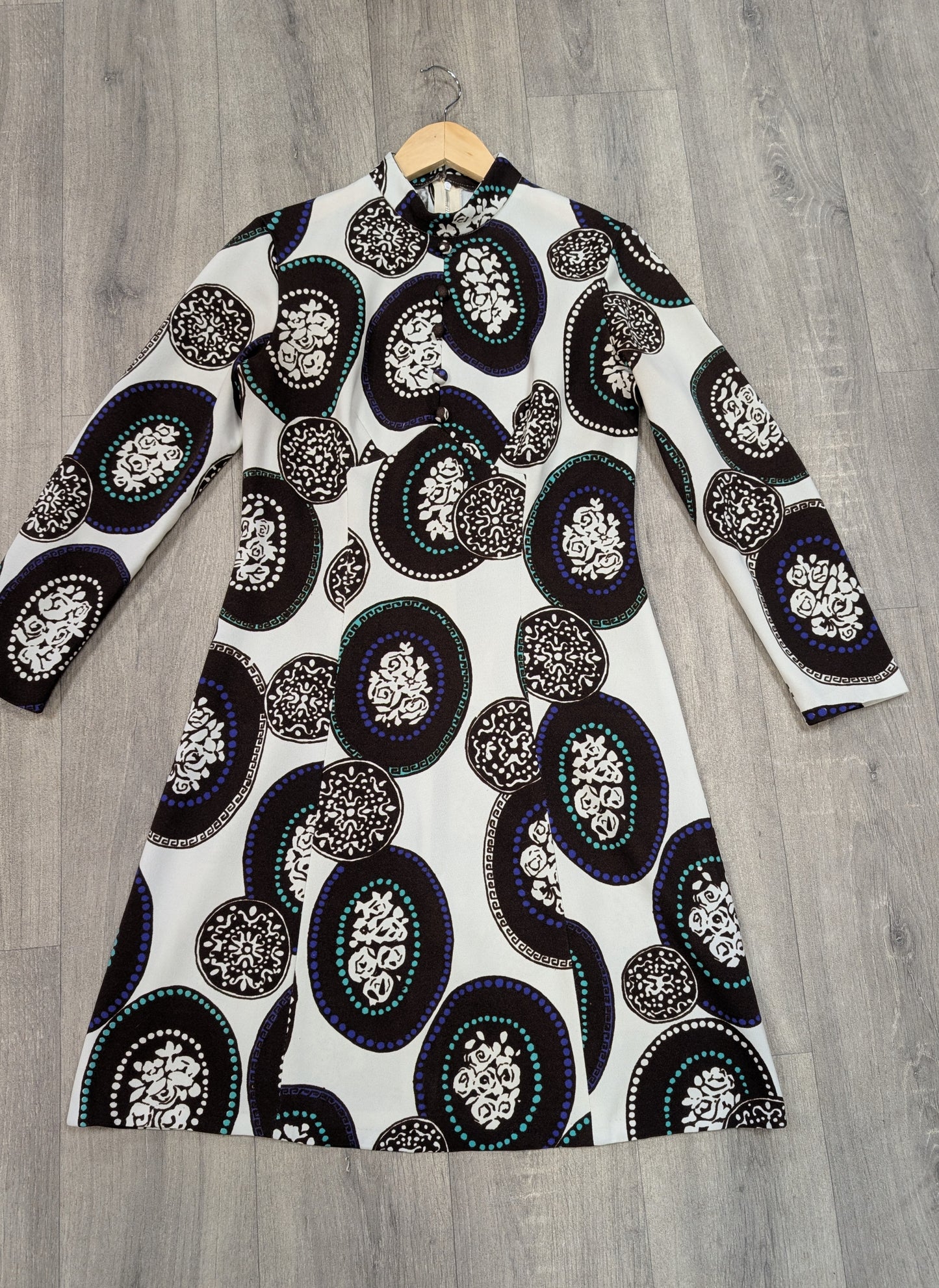 60s/70s dress - M/12