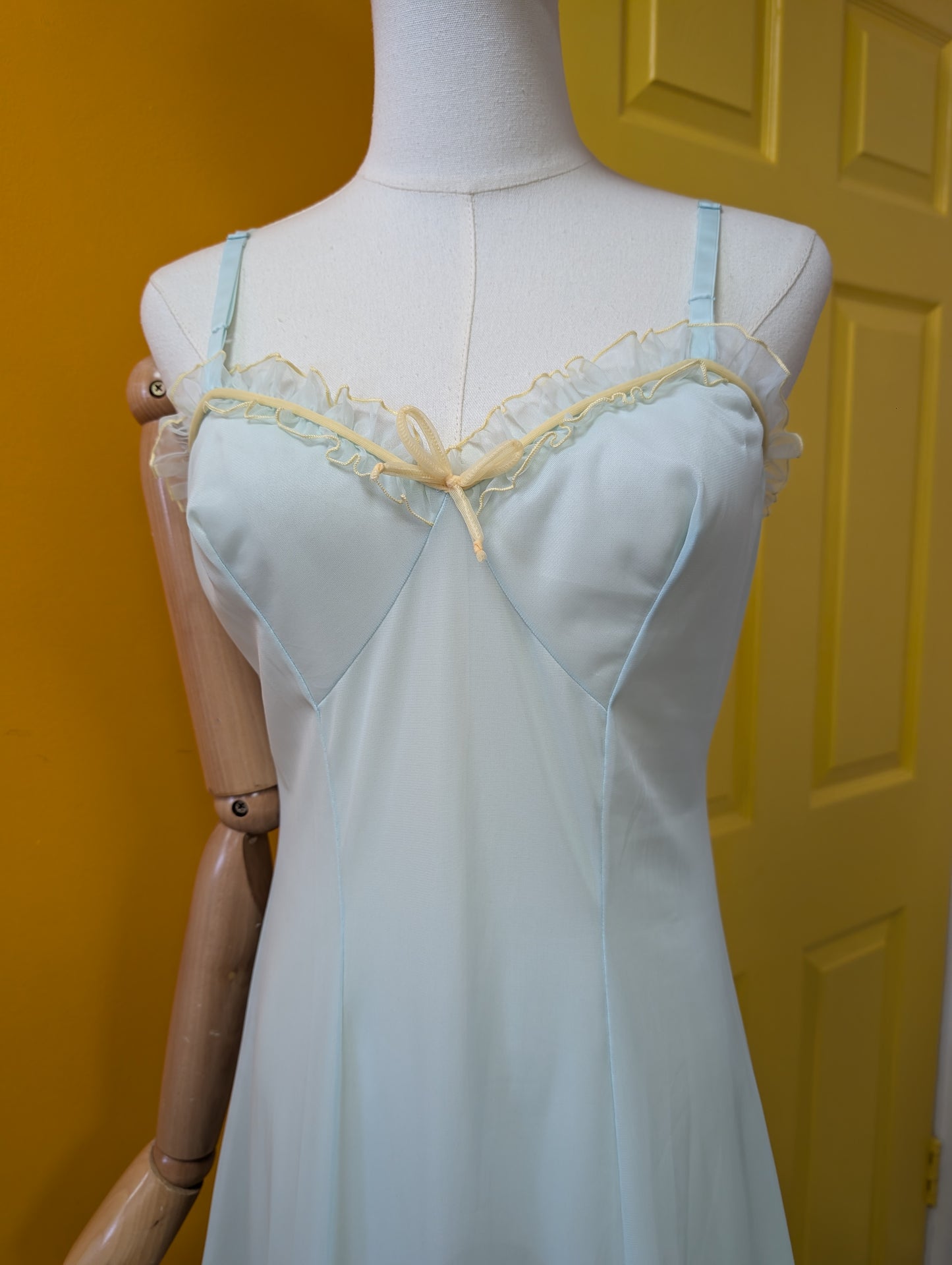 1960s Kayser Bondor nylon jersey nightdress & matching pants - XS/S