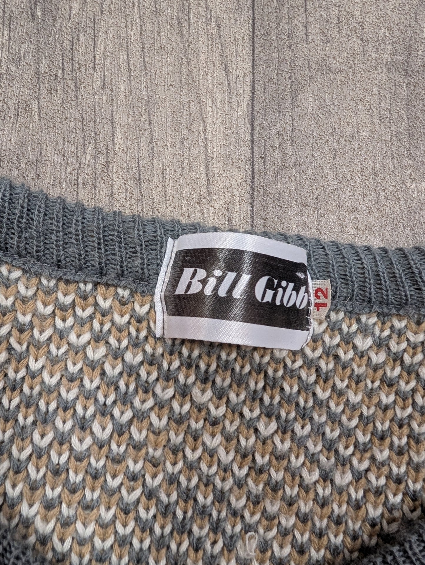 1980s Bill Gibb wool blend cardigan - S/M