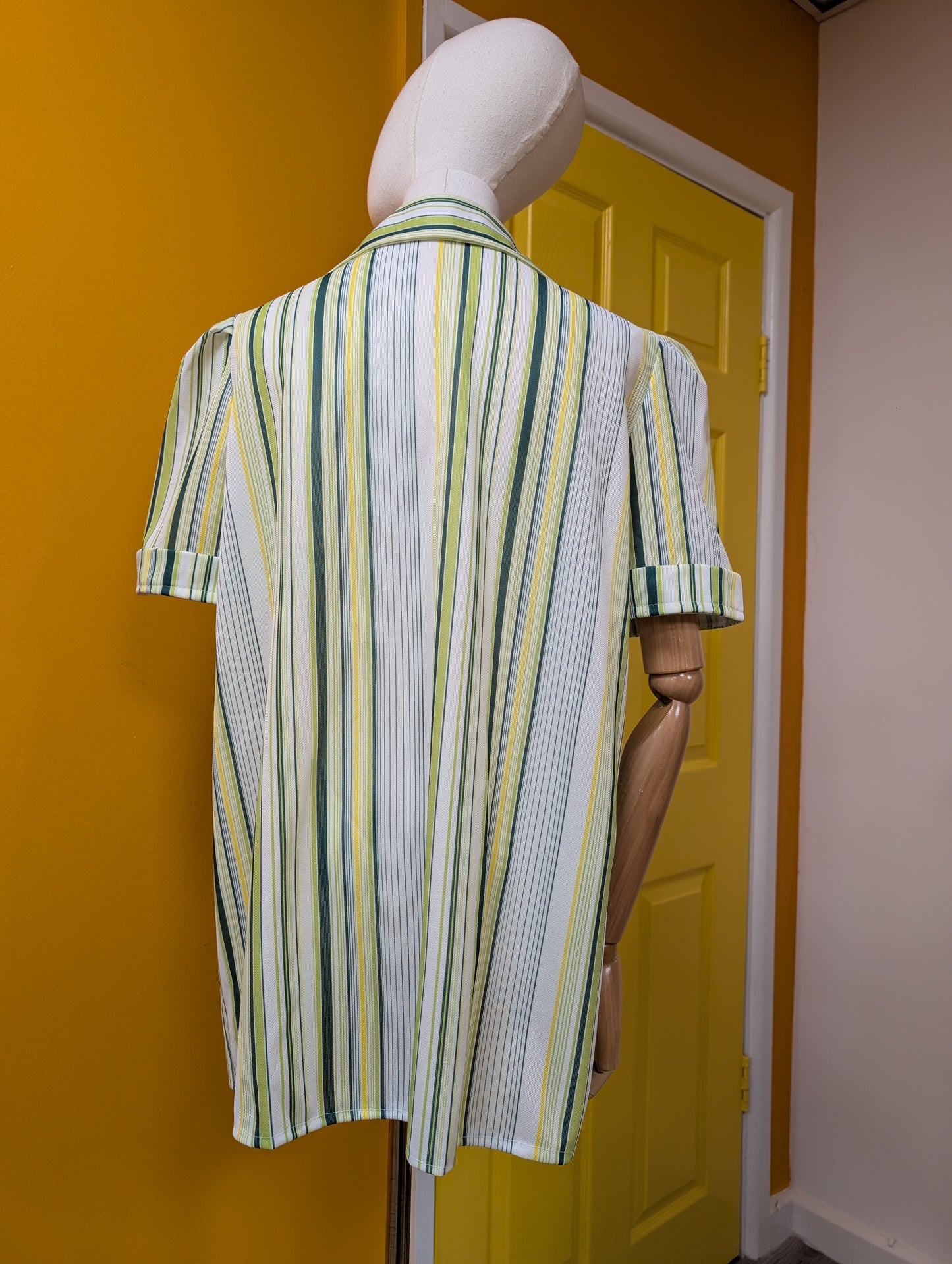 1970s striped smock top - L/XL
