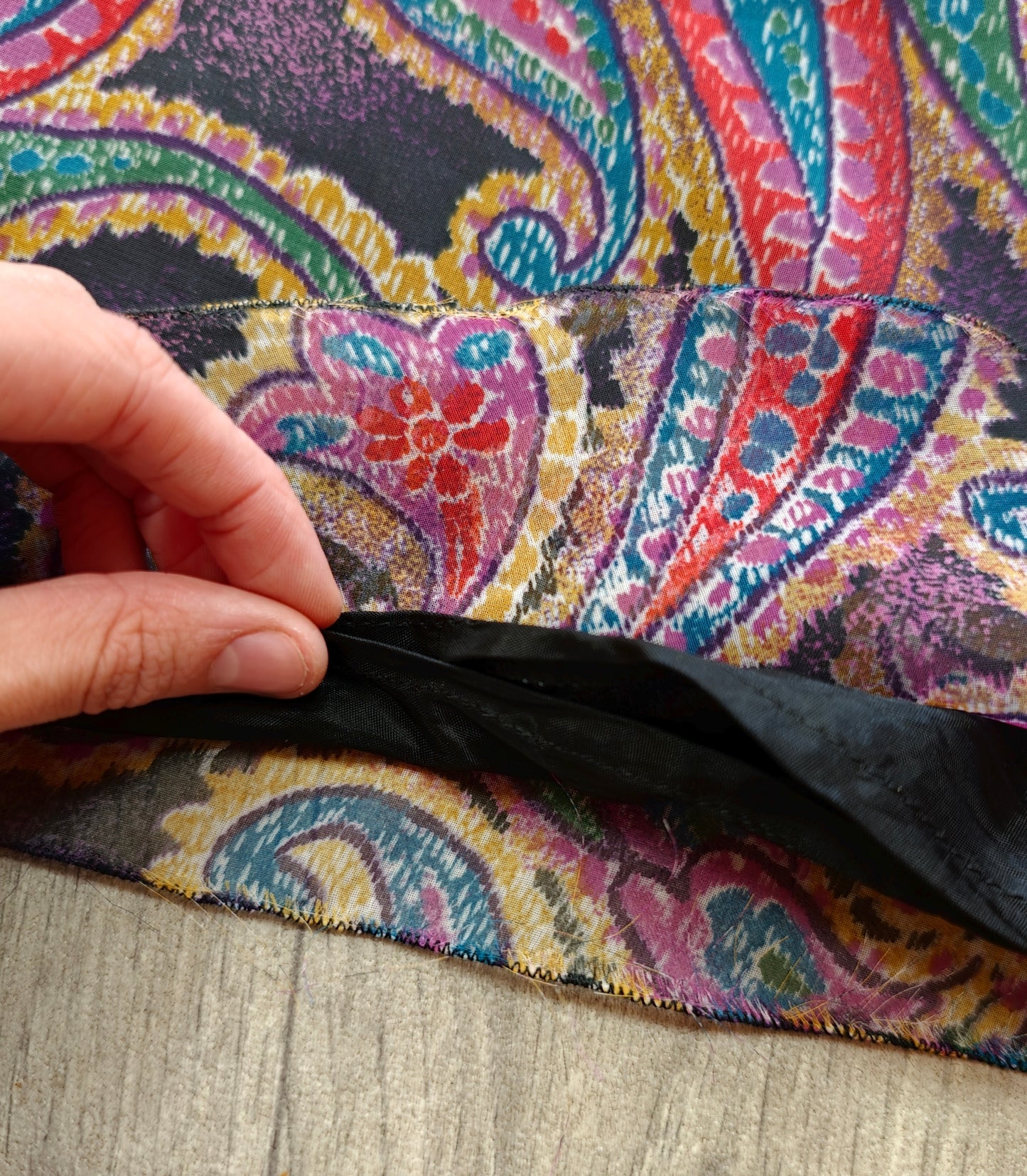 1970s Jobi paisley print maxi dress - 10/12