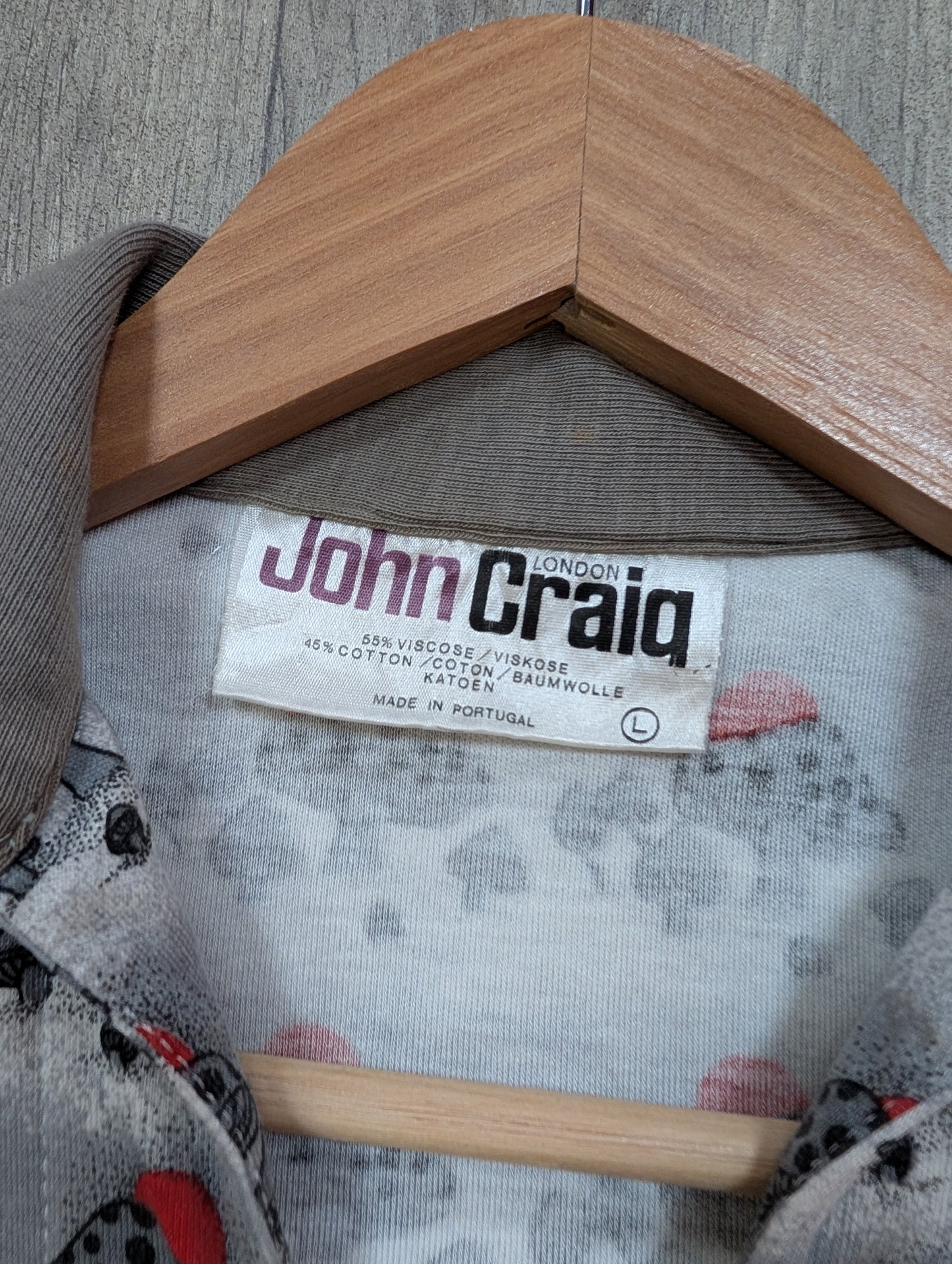 1970s John Craig novelty mushroom print top - XS/S
