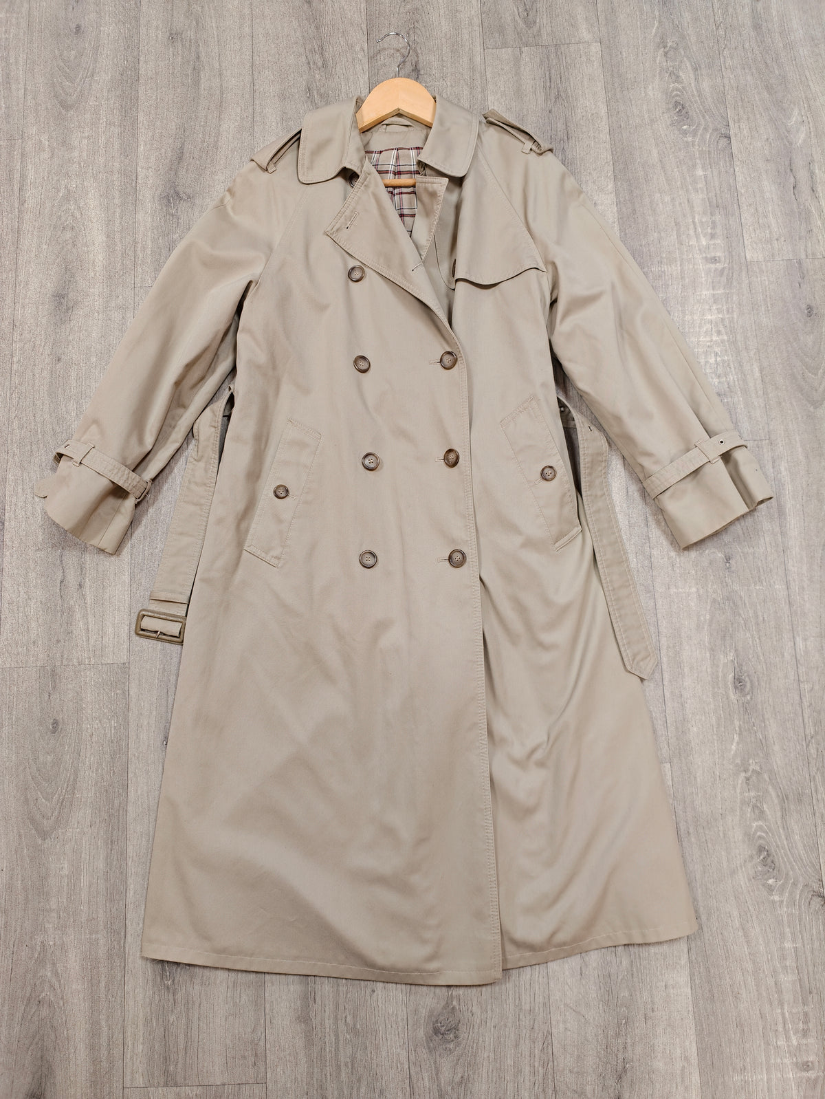 1980s St Michael trench coat - S