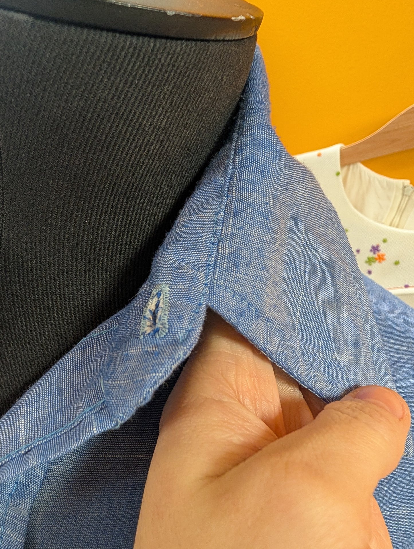 1970s Bronco embroidered western shirt