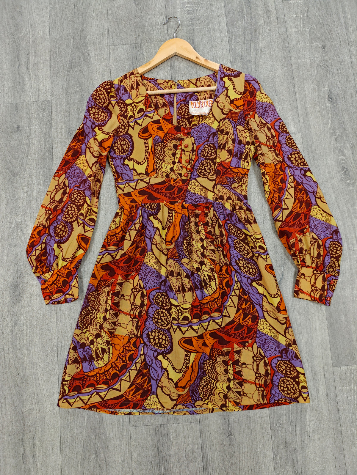 Psychedelic Dollyrockers mini dress - S/8