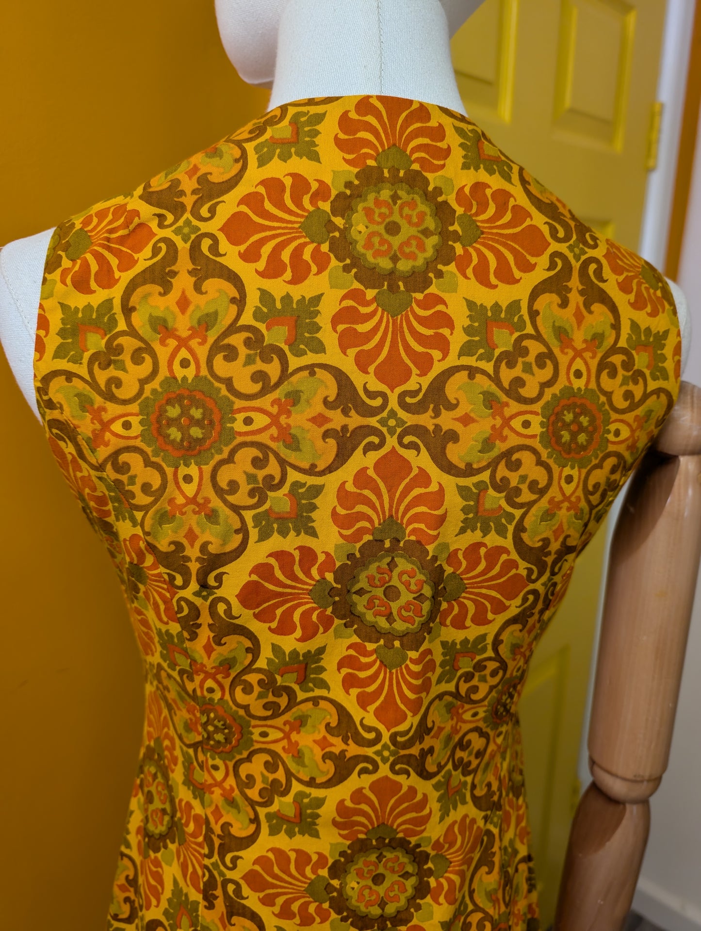 1960s Darling Bangkok psychedelic cotton dress - S/8