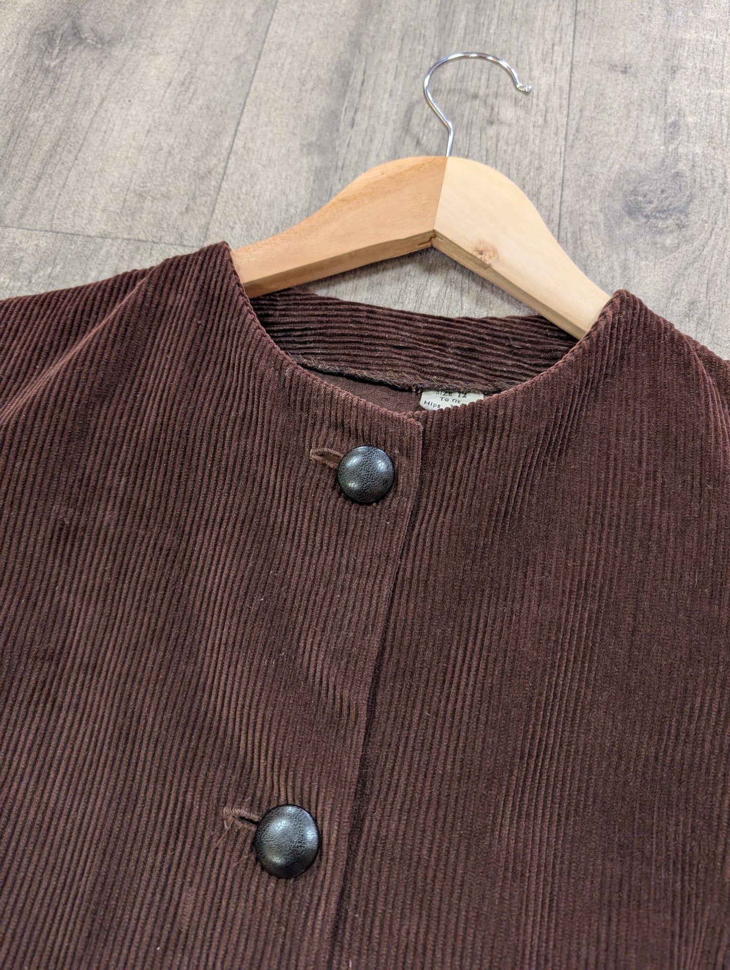 1960s brown corduroy jacket - S