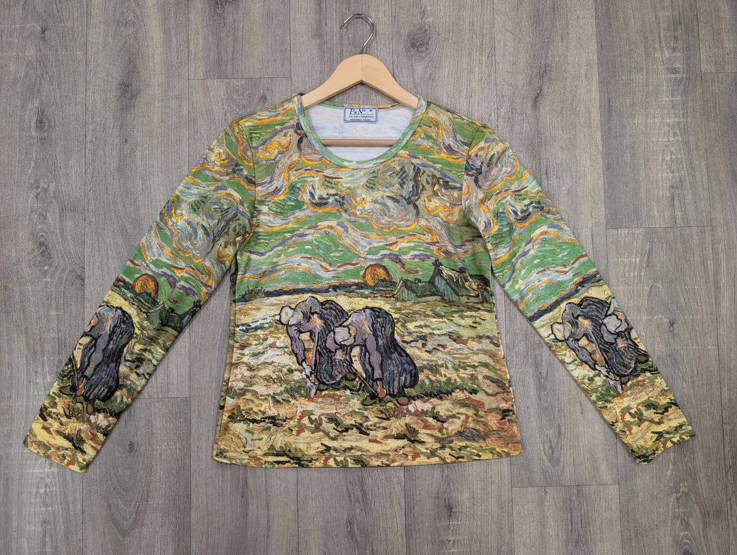 Y2K P&N The East's Enlightened Van Gogh print t-shirt - S/M