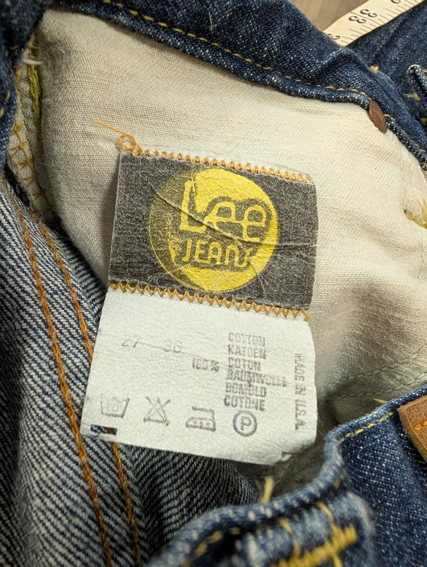 Lee jeans made in USA - 25"W 34"L