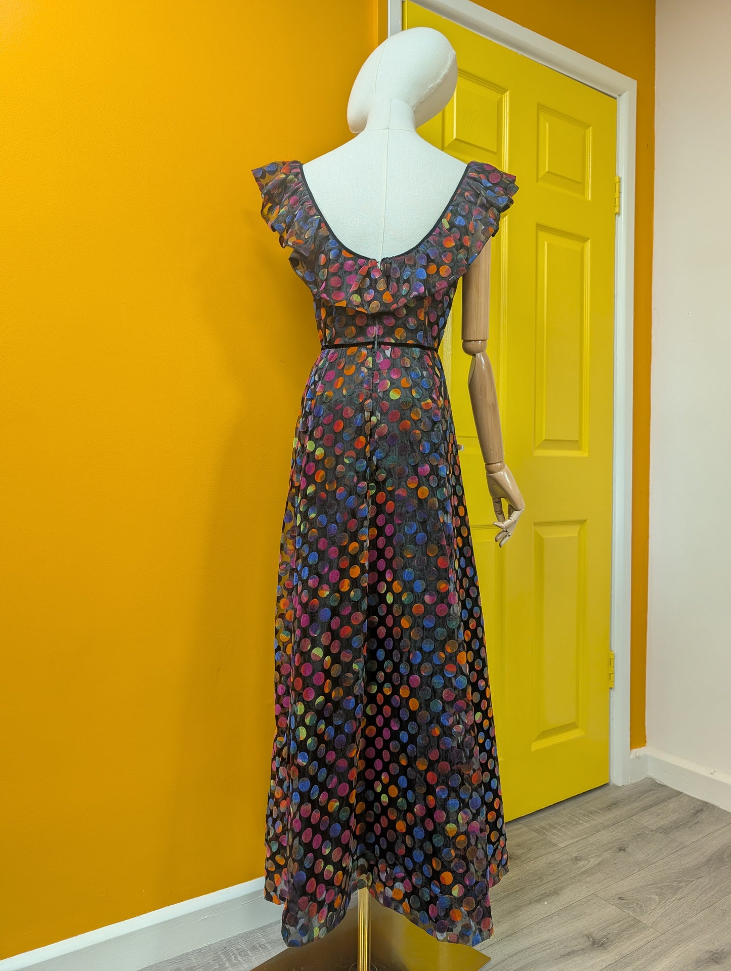 1970s Robert Dorland maxi dress - S/8