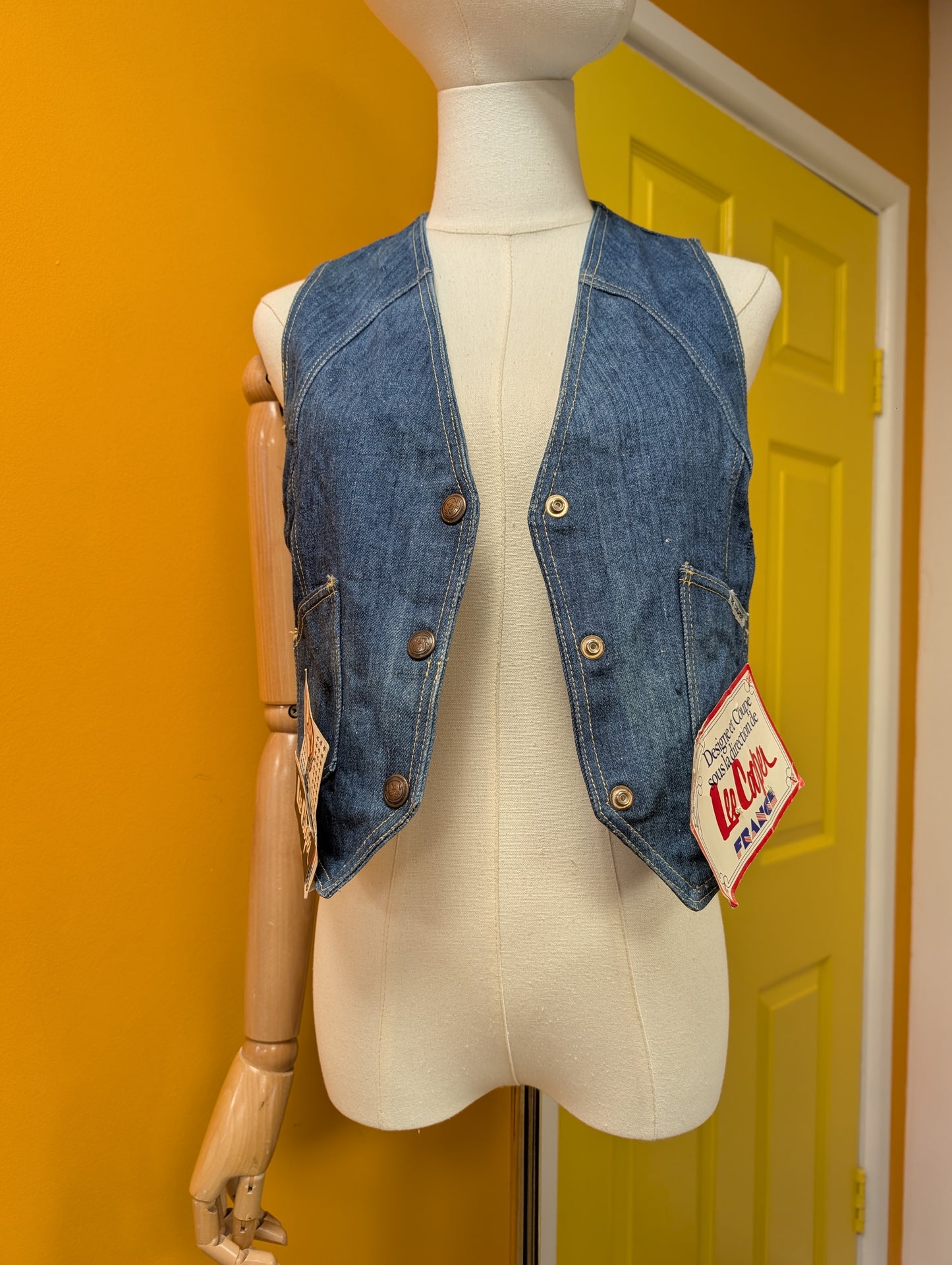 Deadstock 1970s Lee Cooper waistcoat