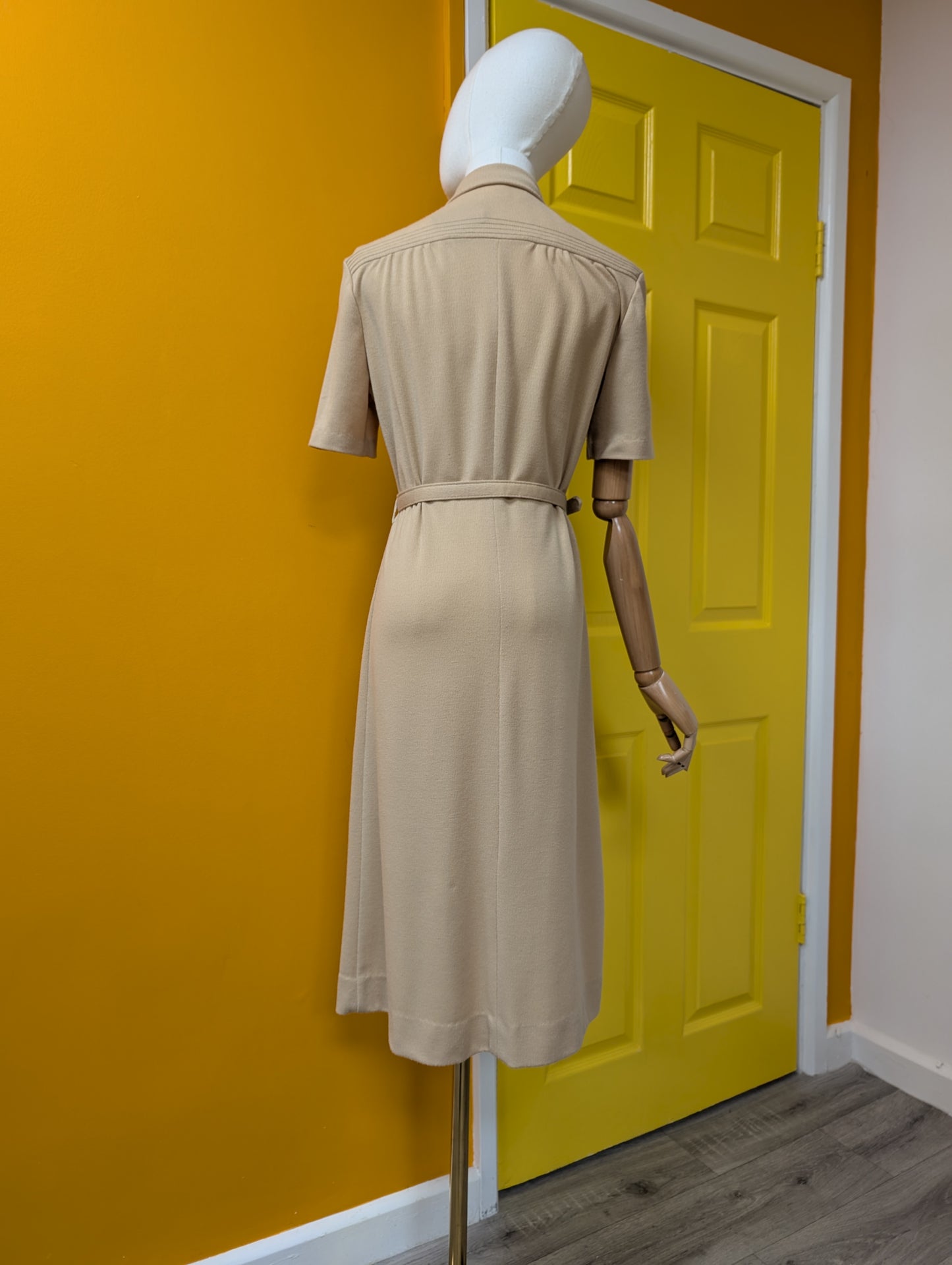 1970s Dumarsel dress and belt - S