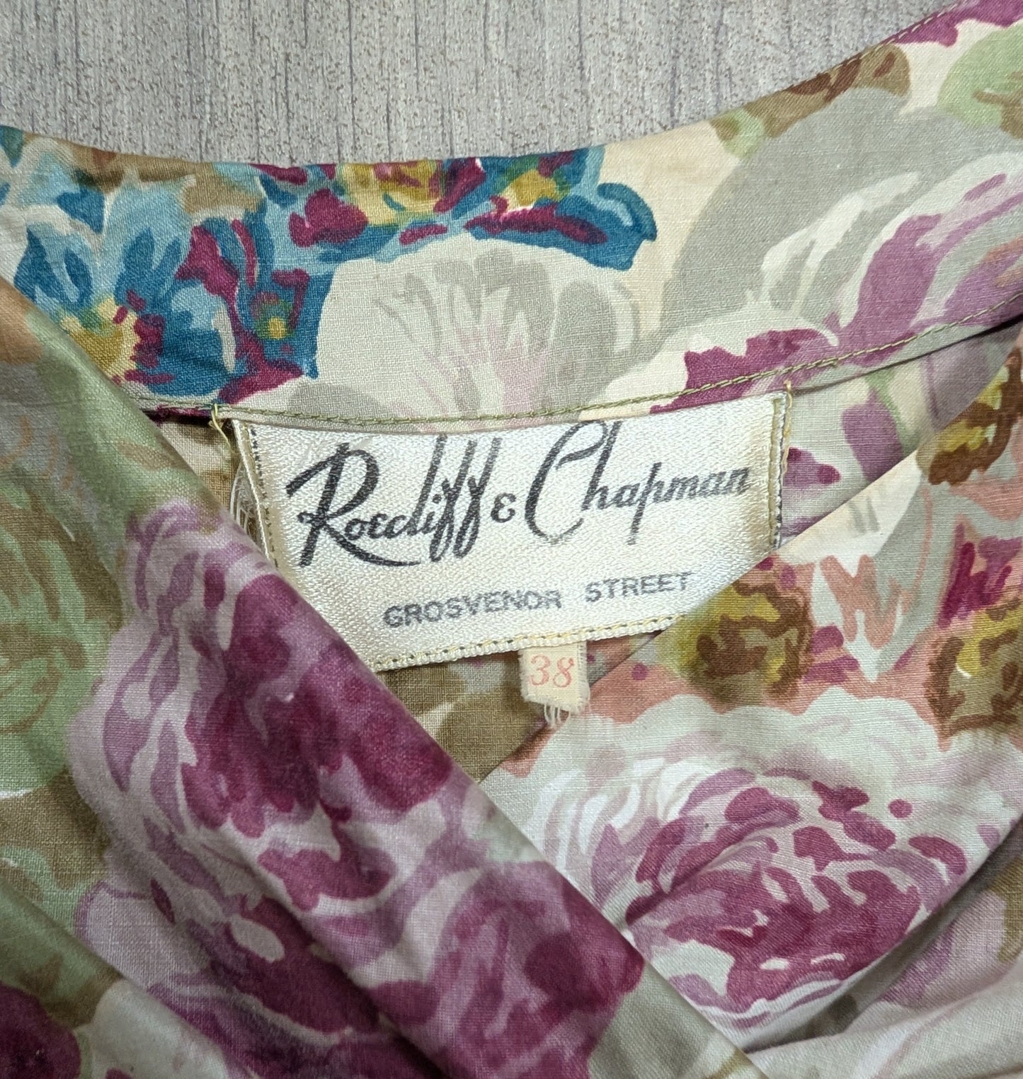 1950s Roecliff and Chapman full circle cotton dress and belt - 34"B, 26"W