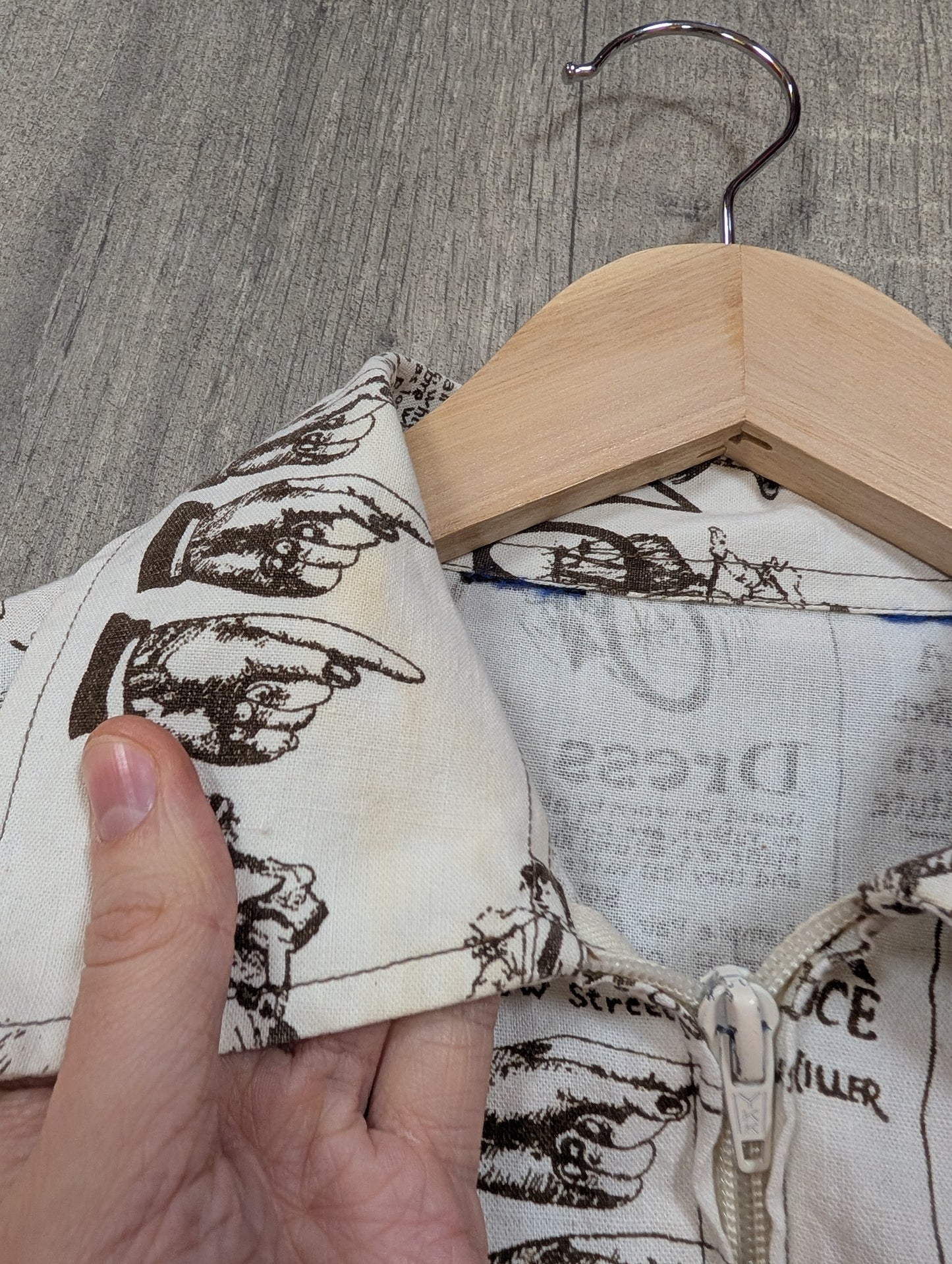 1970s newspaper advertising print jacket