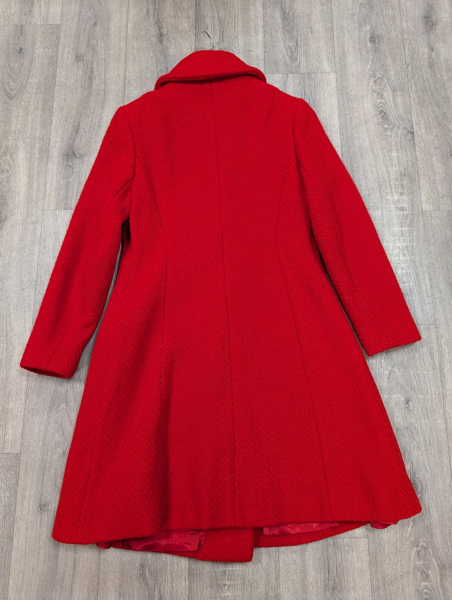 1960s Lee Mason red wool coat - S