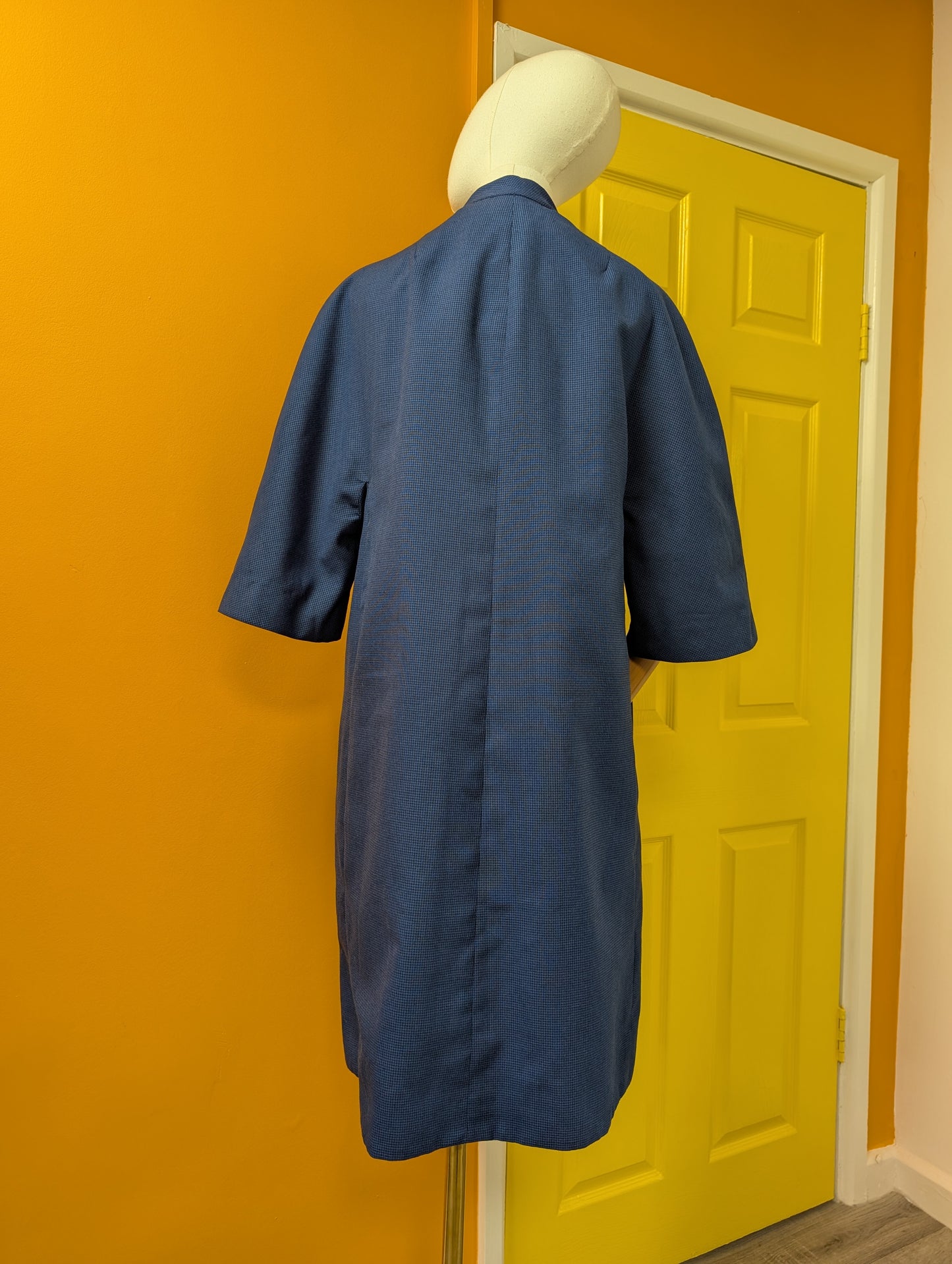 1960s blue check three piece suit - S/8