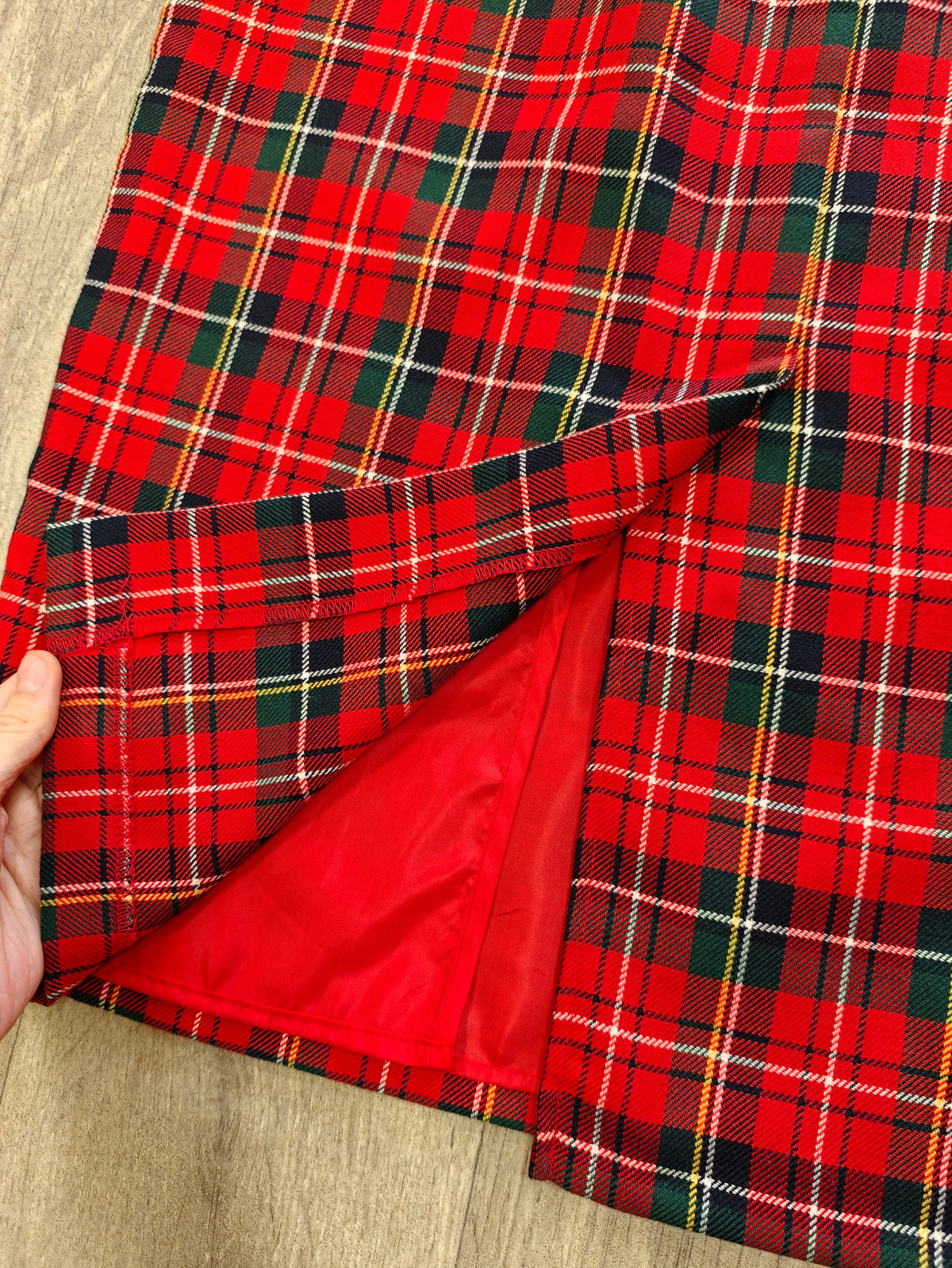 1980s St Michael tartan skirt - 31" waist