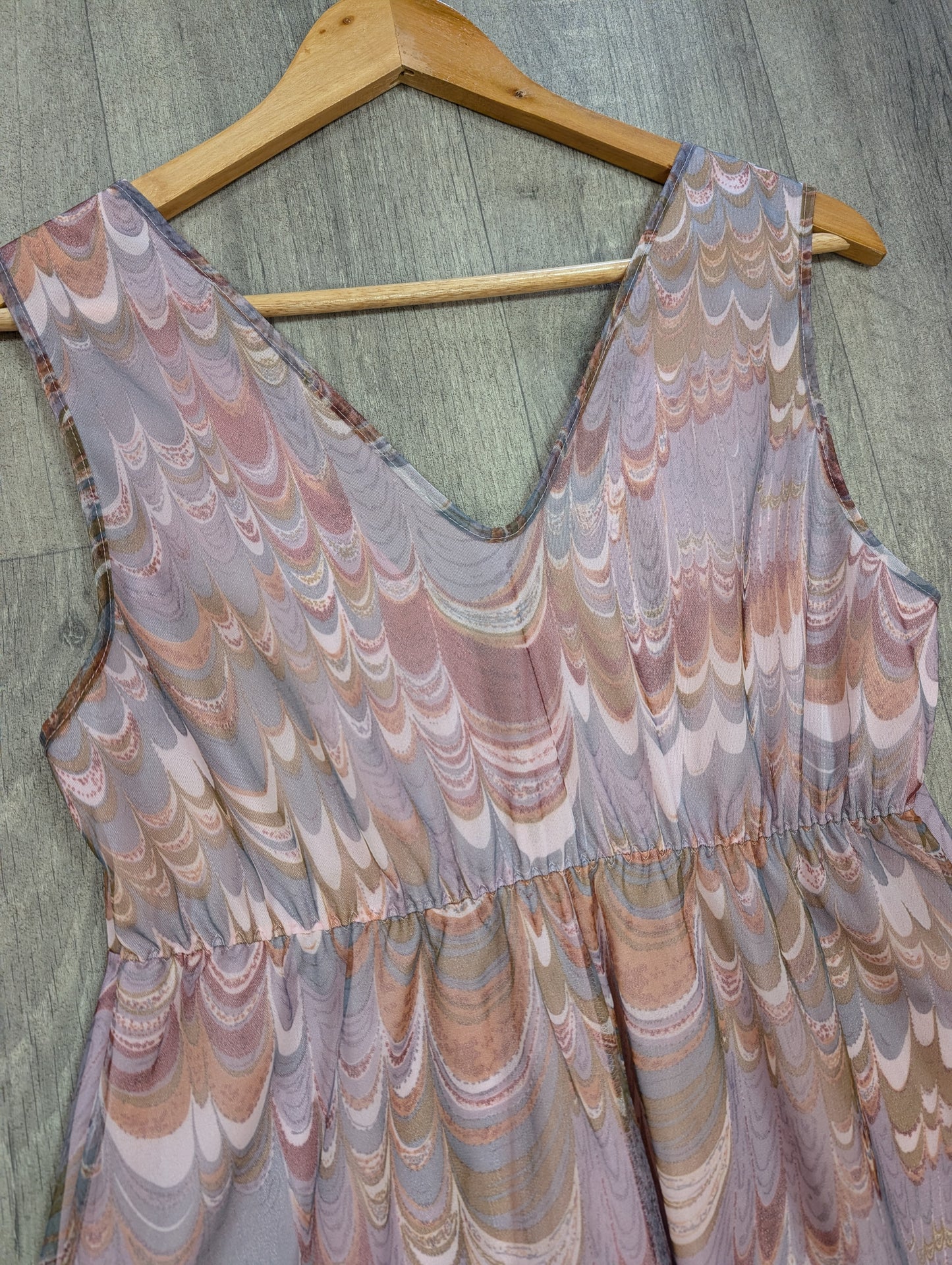 1970s psychedelic nightdress - M/12