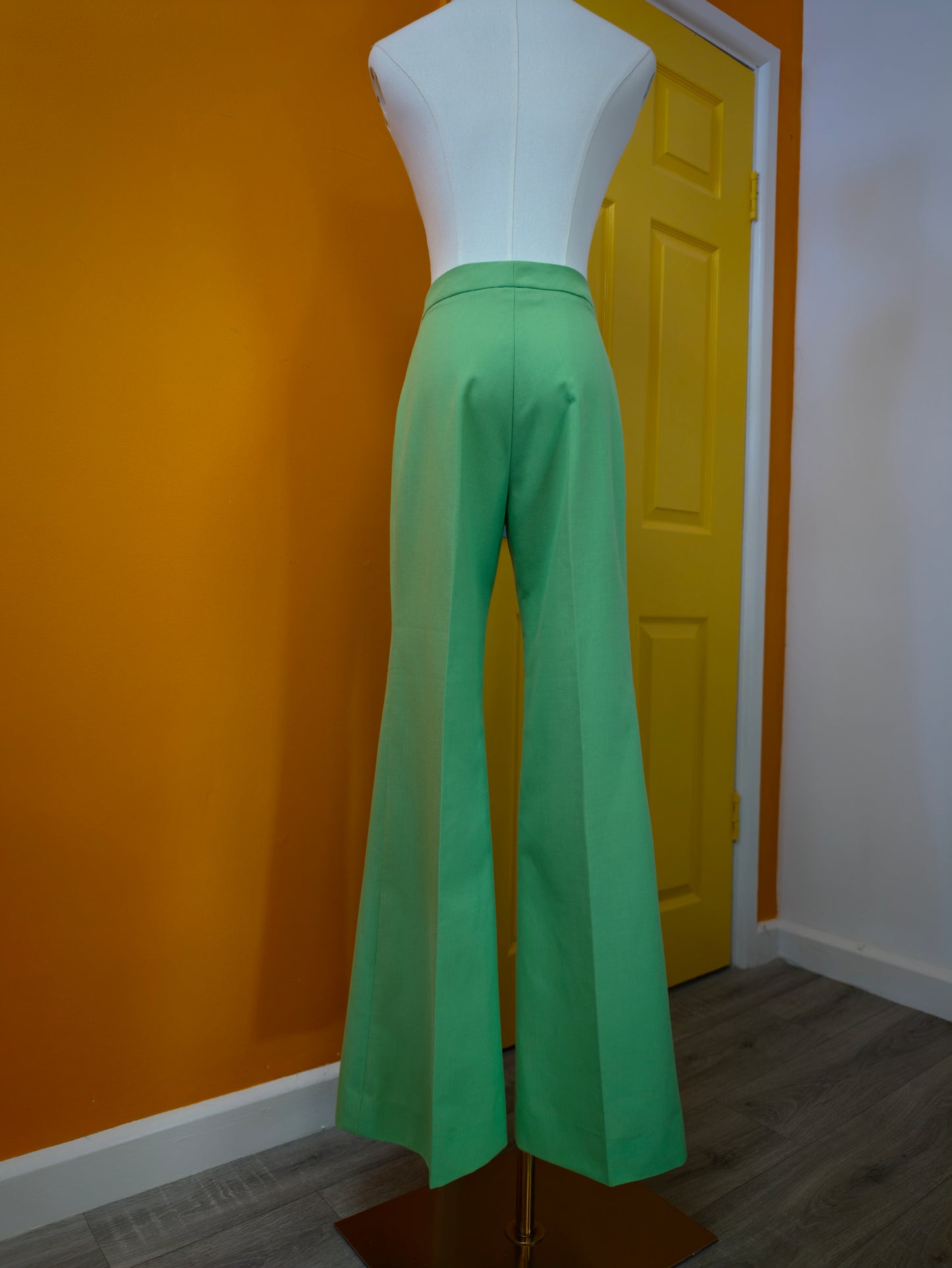 1970s Berkertex Boutique green flares