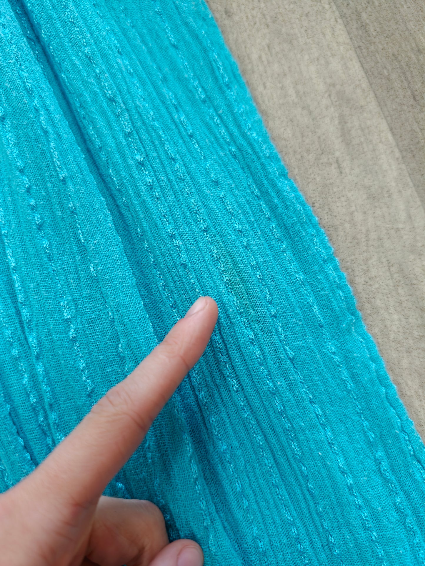 1970s Max Morgan blue Greek dress