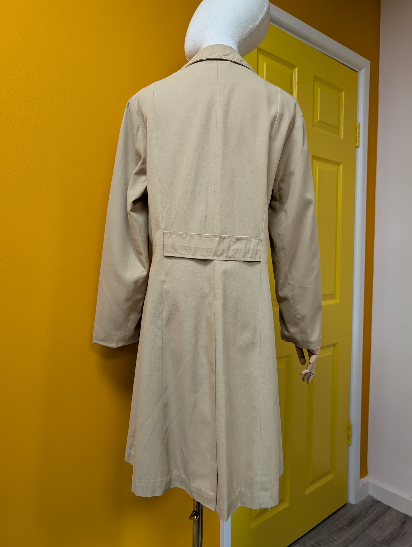 1970s Telemac beige coat - M