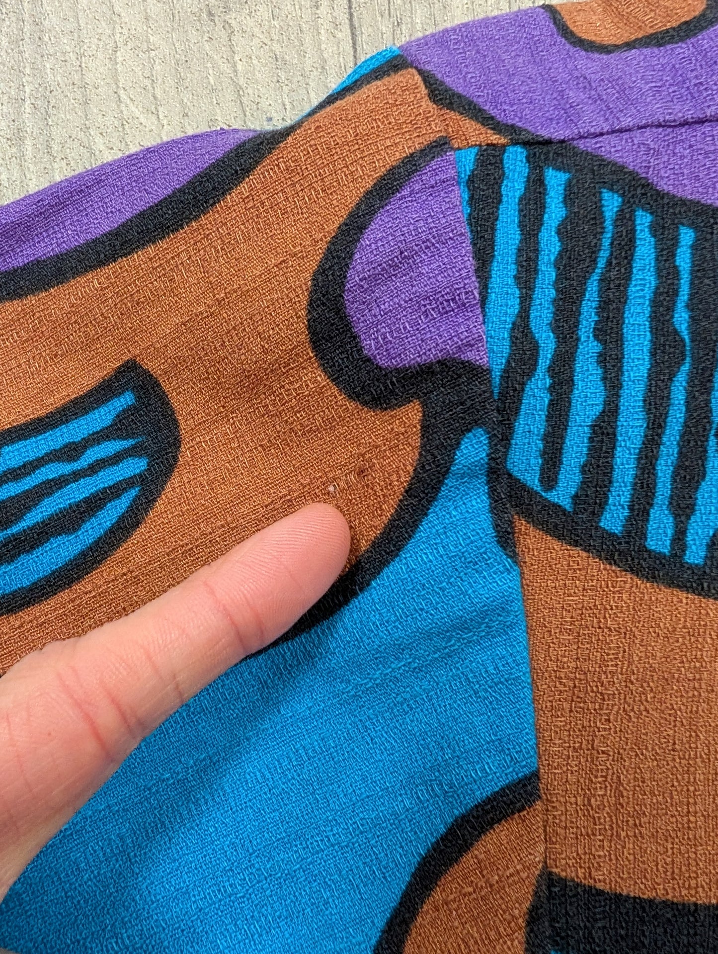 60s/70s Tropicana psychedelic Hawaiian shirt