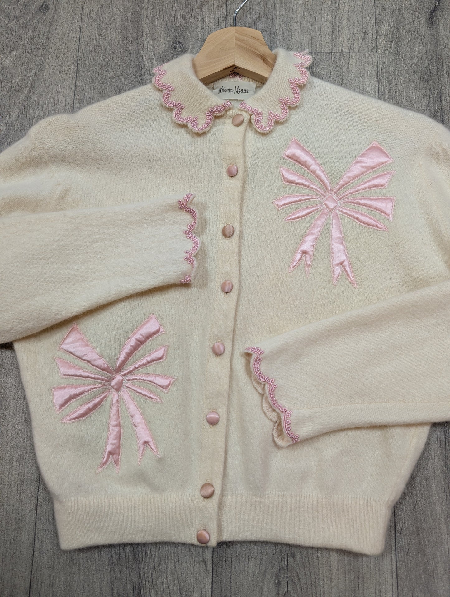 Gorgeous 1950s Nannette Cashmeres cashmere cardigan - XS/S
