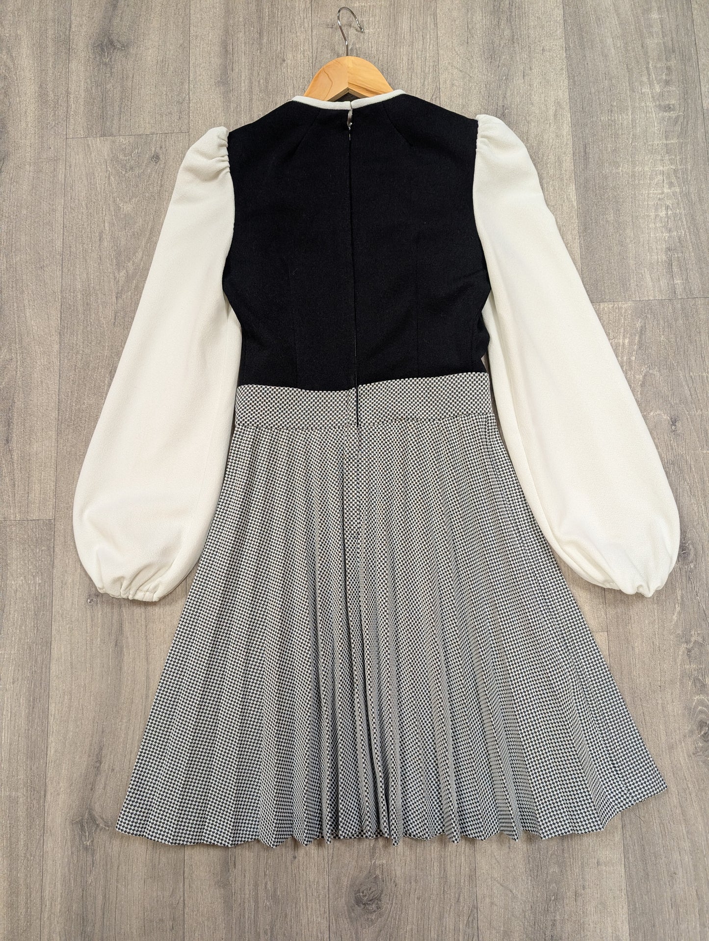 1970s Richard Shops black/white dress - XS/6/8