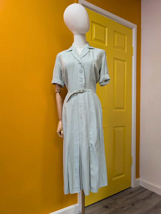 1950s Berkertex dress & belt - S/10