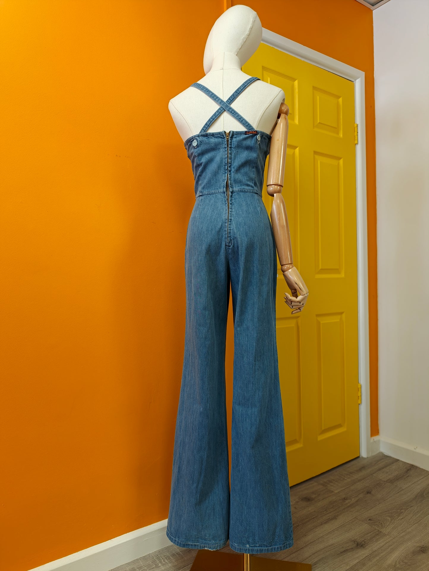 1970s Landlubber denim jumpsuit - XS/6
