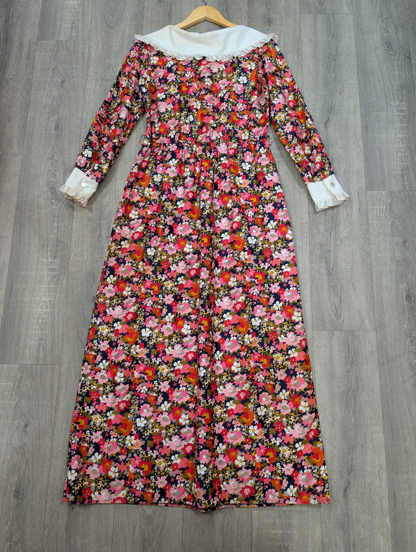 60s/70s St Michael cotton maxi dress - S/10