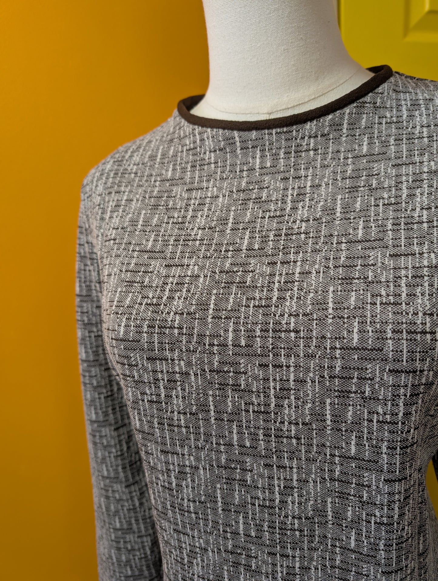 1960s crimplene dress - M/14