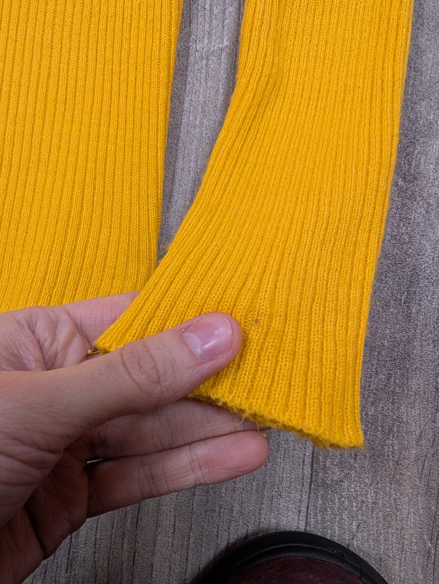 1970s Caroline yellow body top